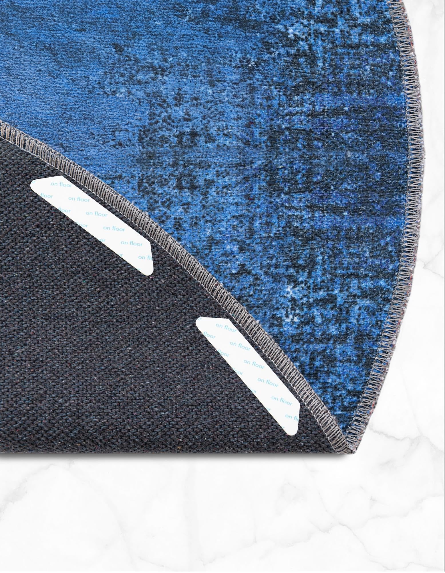 Rugs.com - 12 Pcs Rugs Tape, Non Slip Rug Pad, Reusable Washable Grippers for Rugs, Double Sided Anti Slip Rug Stoppers for Hardwood Floors to Prevent Sliding - Image 5