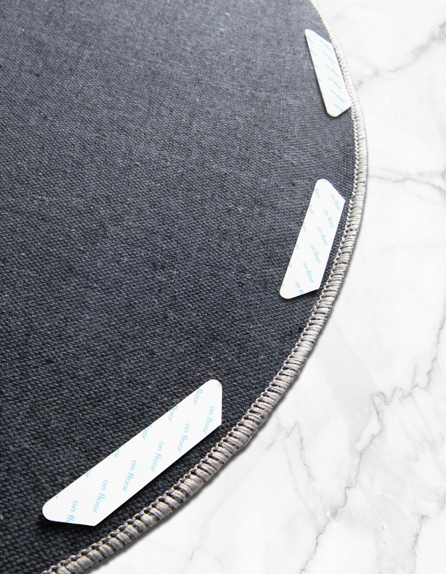 Rugs.com - 12 Pcs Rugs Tape, Non Slip Rug Pad, Reusable Washable Grippers for Rugs, Double Sided Anti Slip Rug Stoppers for Hardwood Floors to Prevent Sliding - Image 6