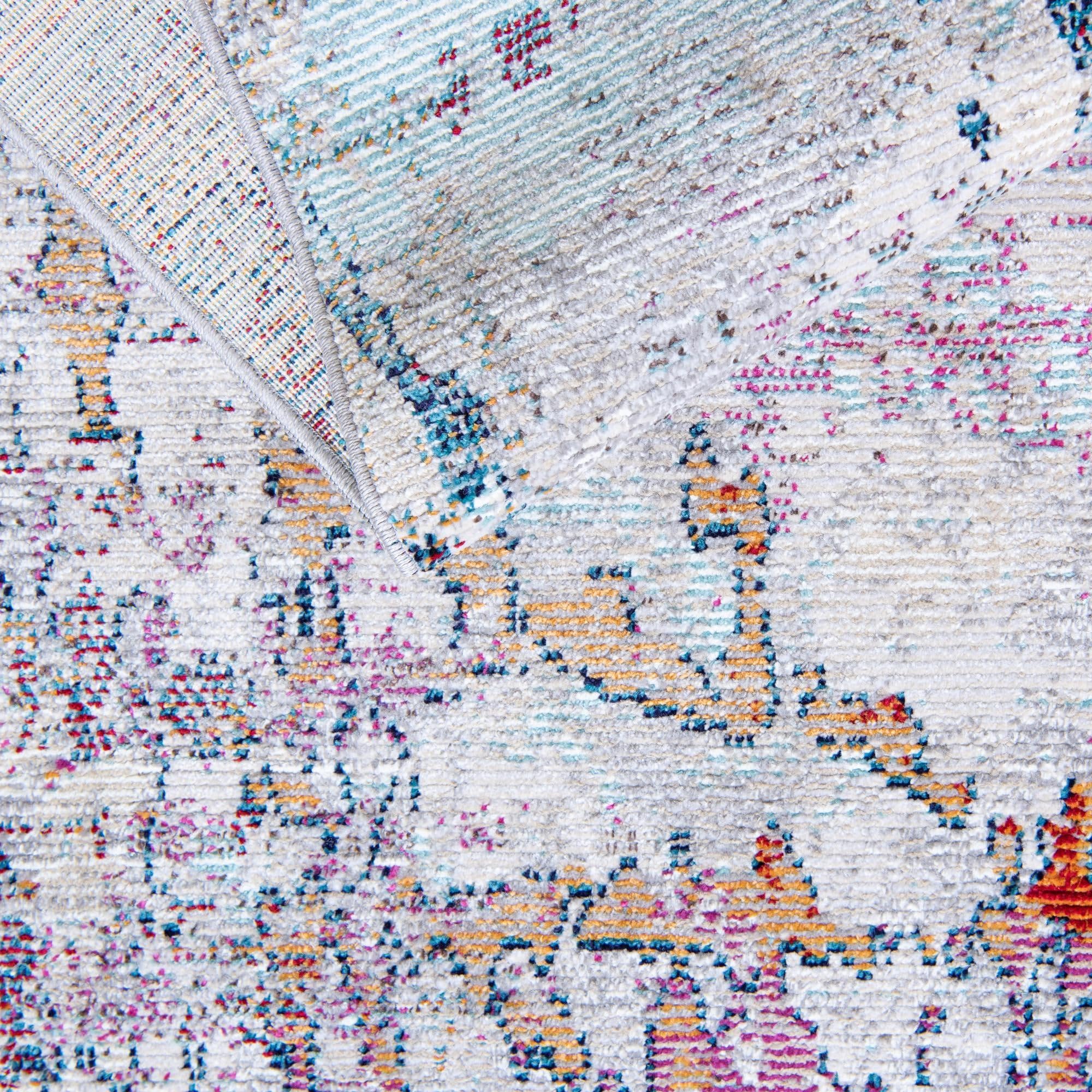 Rugs.com Amulet Collection Rug – 5x8 Blue Medium-Pile Rug Perfect for Bedrooms, Dining Rooms, Living Rooms - Image 7