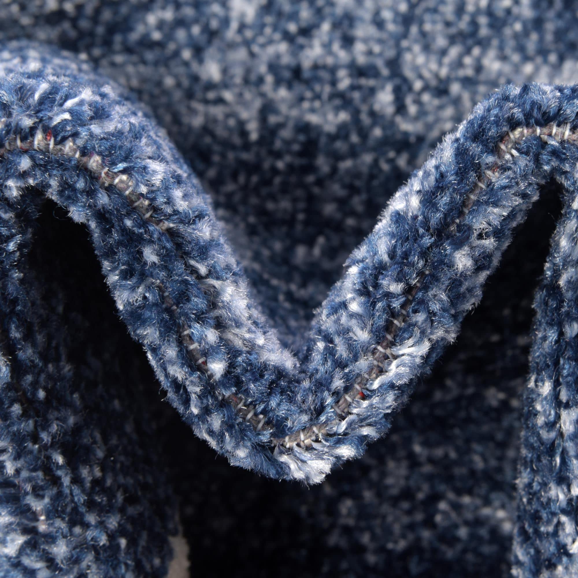 Rugs.com Angelica Collection Rug – 5' x 8' Navy Blue Medium Rug Perfect for Bedrooms, Dining Rooms, Living Rooms - Image 10