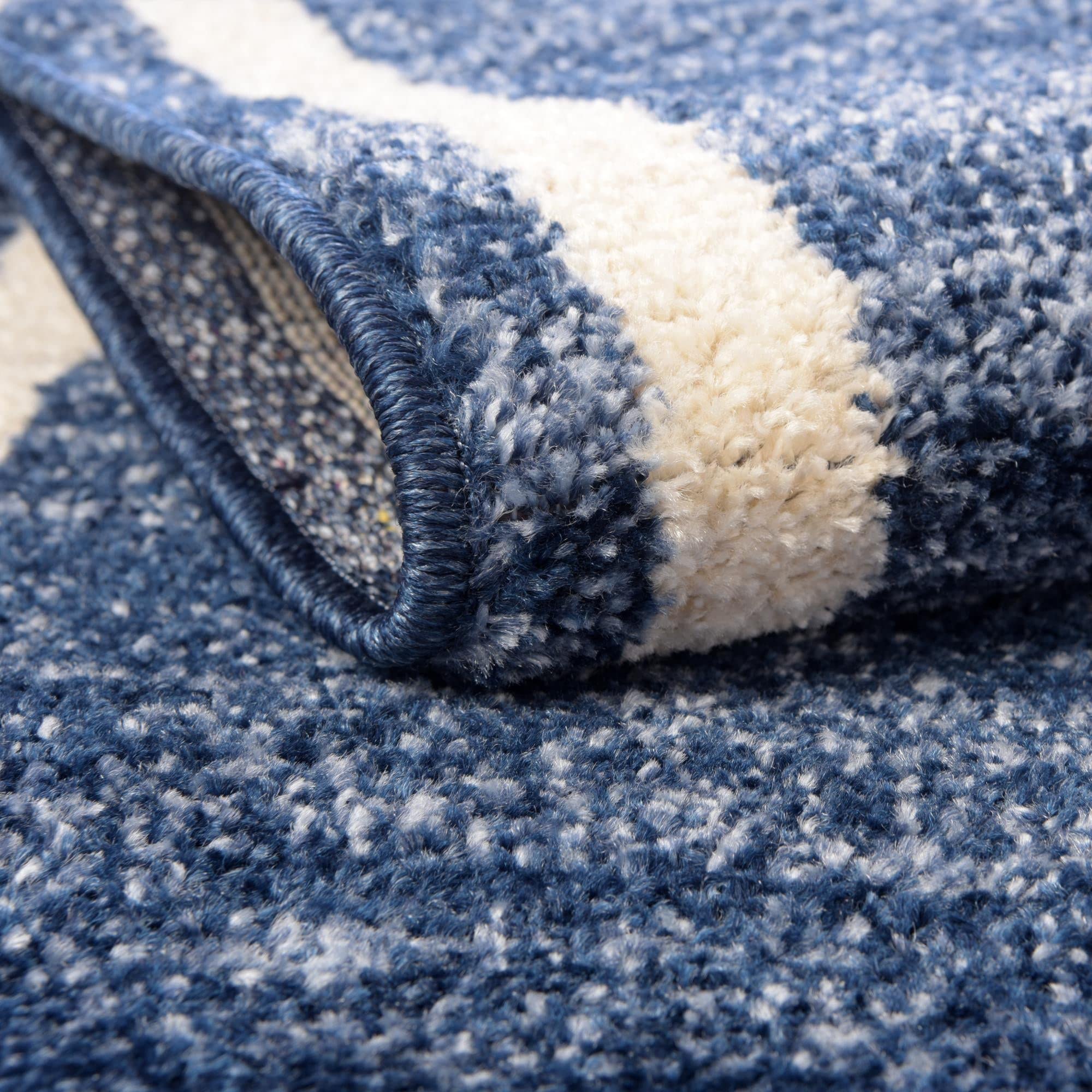 Rugs.com Angelica Collection Rug – 5' x 8' Navy Blue Medium Rug Perfect for Bedrooms, Dining Rooms, Living Rooms - Image 8