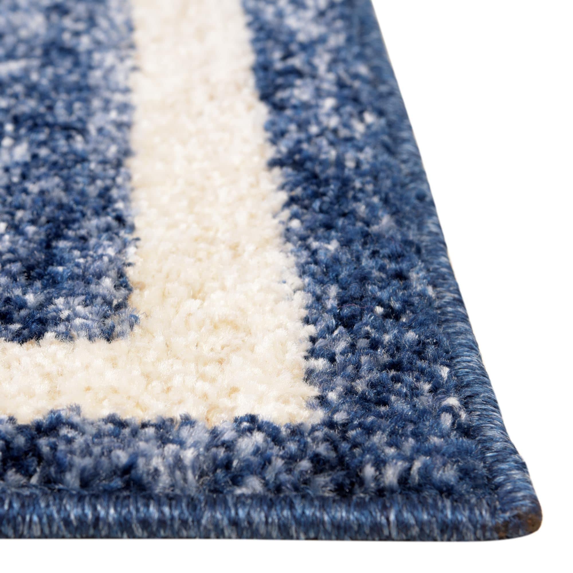 Rugs.com Angelica Collection Rug – 5' x 8' Navy Blue Medium Rug Perfect for Bedrooms, Dining Rooms, Living Rooms - Image 9