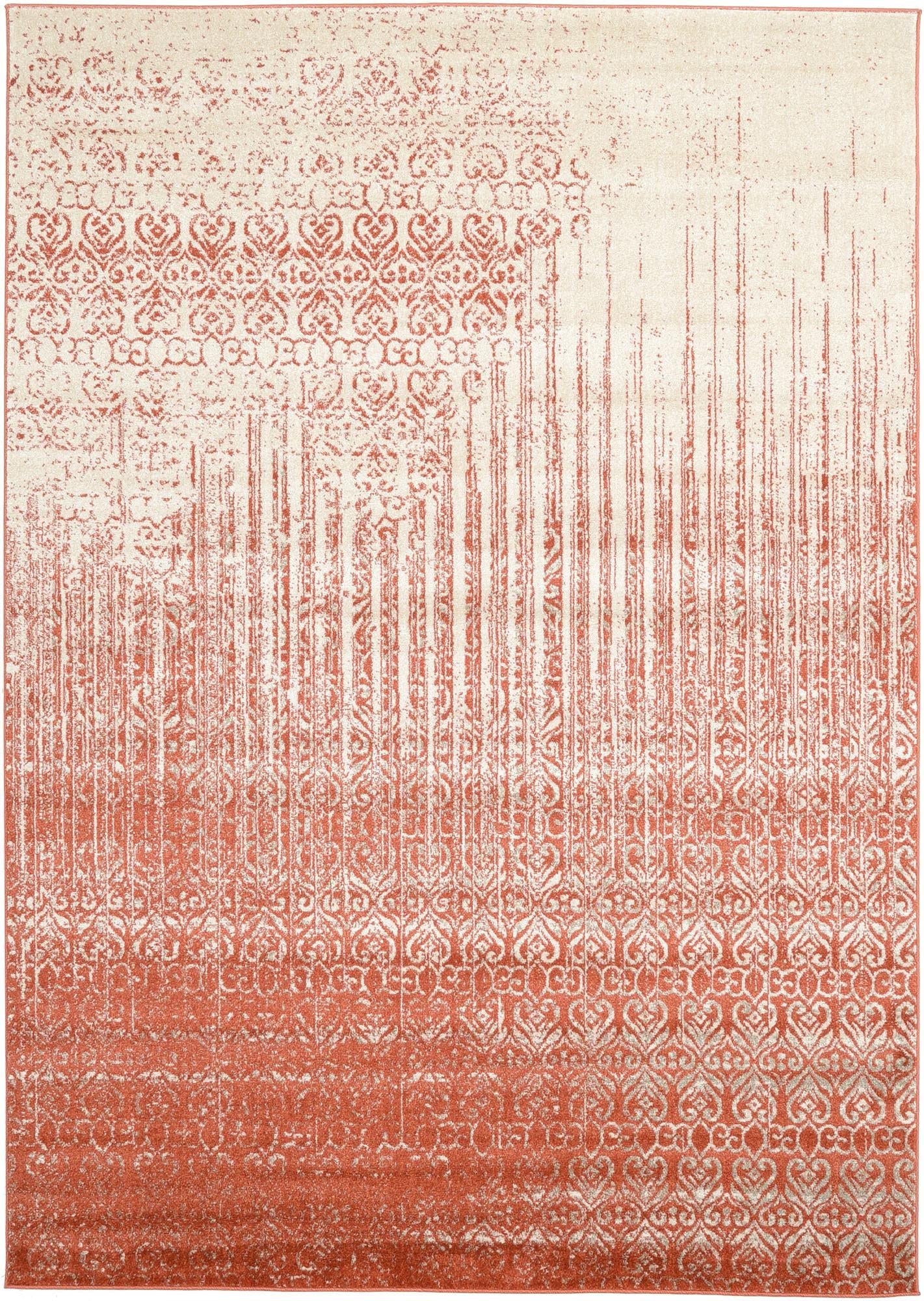 Rugs.com Angelica Collection Rug – 7' x 10' Red Medium Rug Perfect for Bedrooms, Dining Rooms, Living Rooms - Image 3