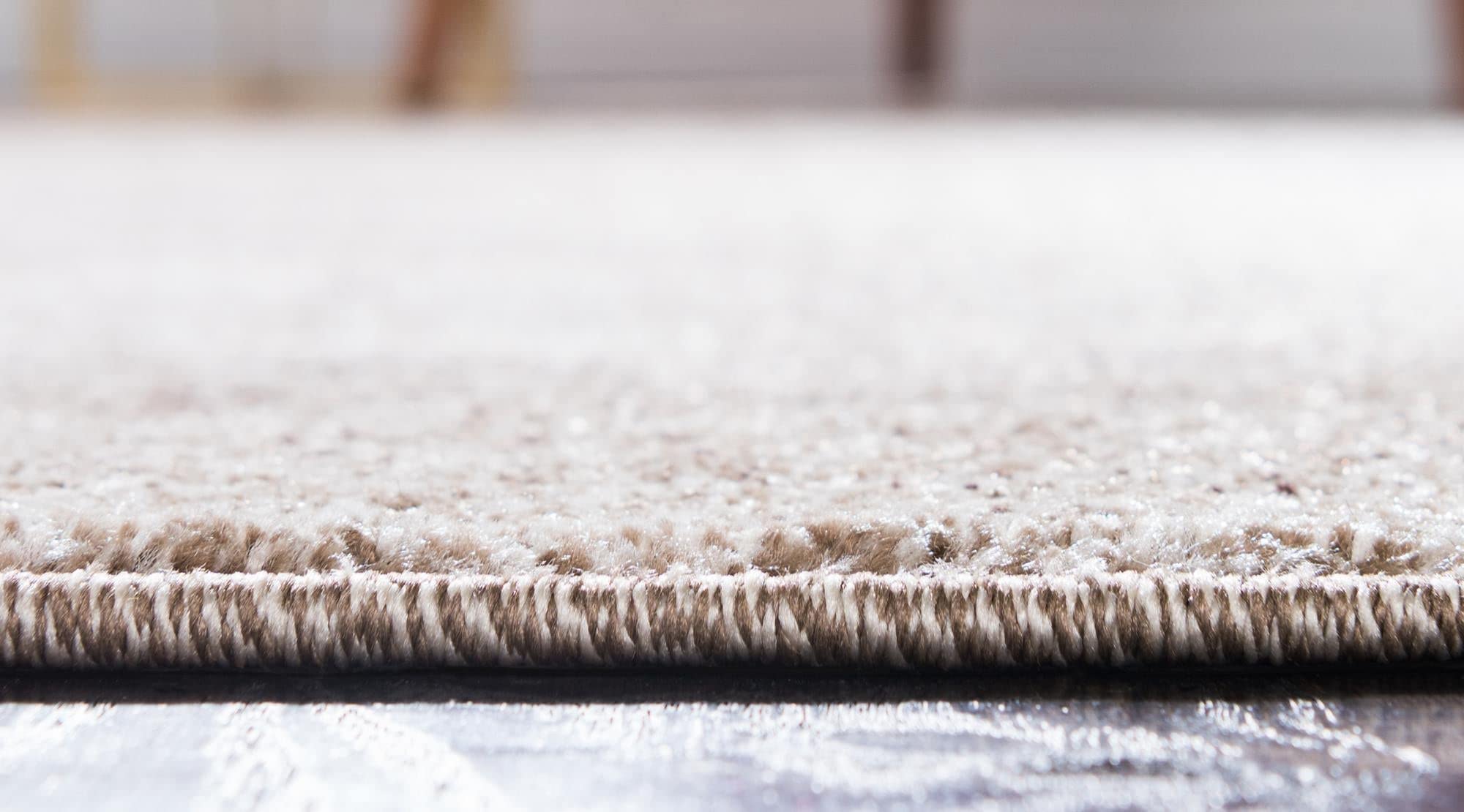 Rugs.com Angelica Collection Rug – 8 Ft Round Beige Medium Rug Perfect for Kitchens, Dining Rooms - Image 6