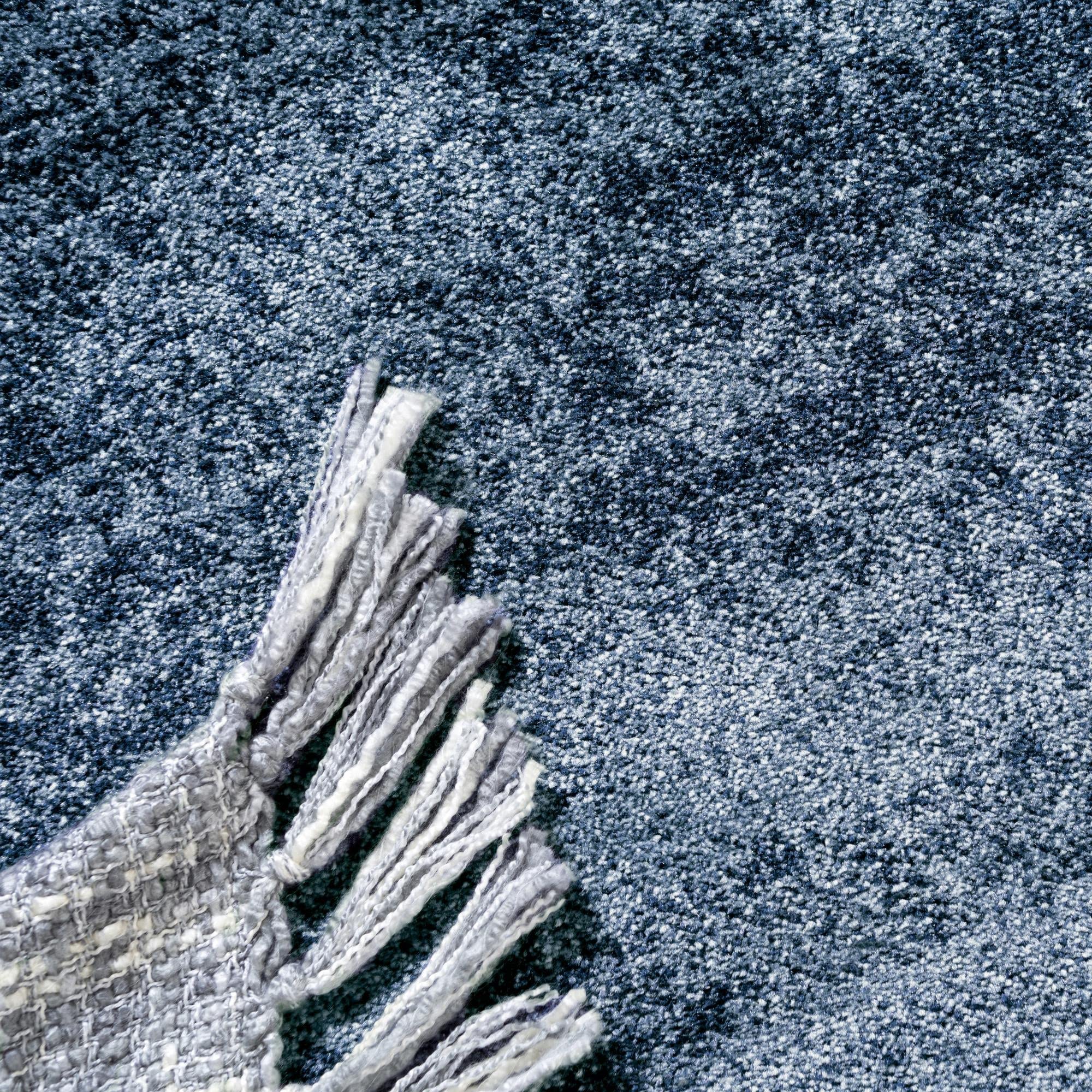 Rugs.com Angelica Collection Rug – 9' x 12' Navy Blue Medium Rug Perfect for Living Rooms, Large Dining Rooms, Open Floorplans - Image 7