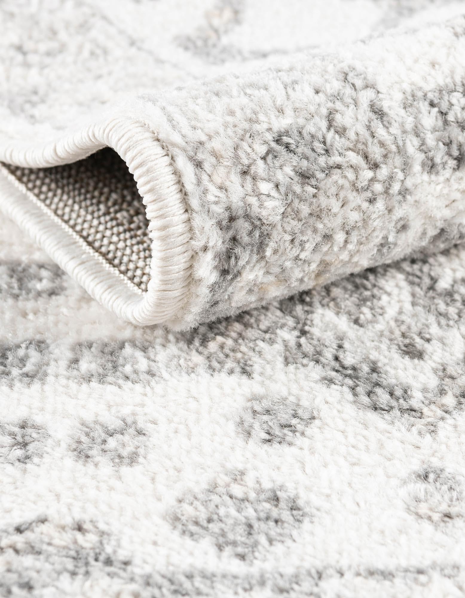 Rugs.com Aurelia Collection Rug – 10 Ft Runner Ivory Low-Pile Rug Perfect for Hallways, Entryways - Image 5