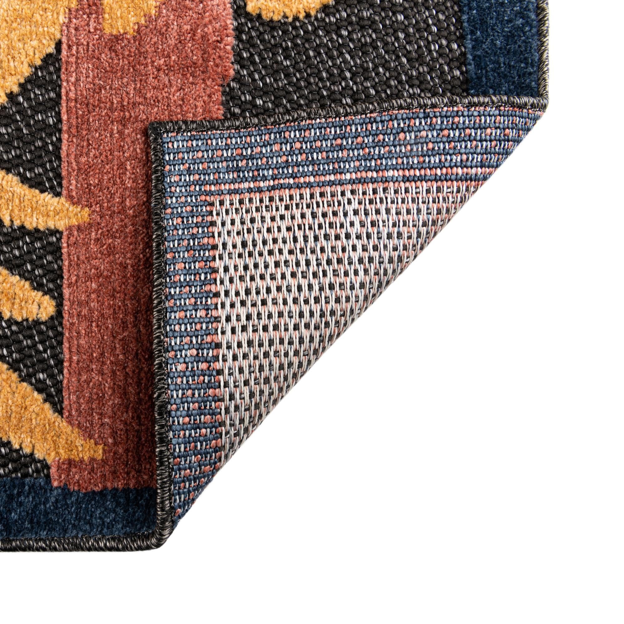 Rugs.com Belize Outdoor Collection Rug – 5x8 Charcoal Flatweave-Pile Rug Perfect for Bedrooms, Dining Rooms, Living Rooms - Image 8