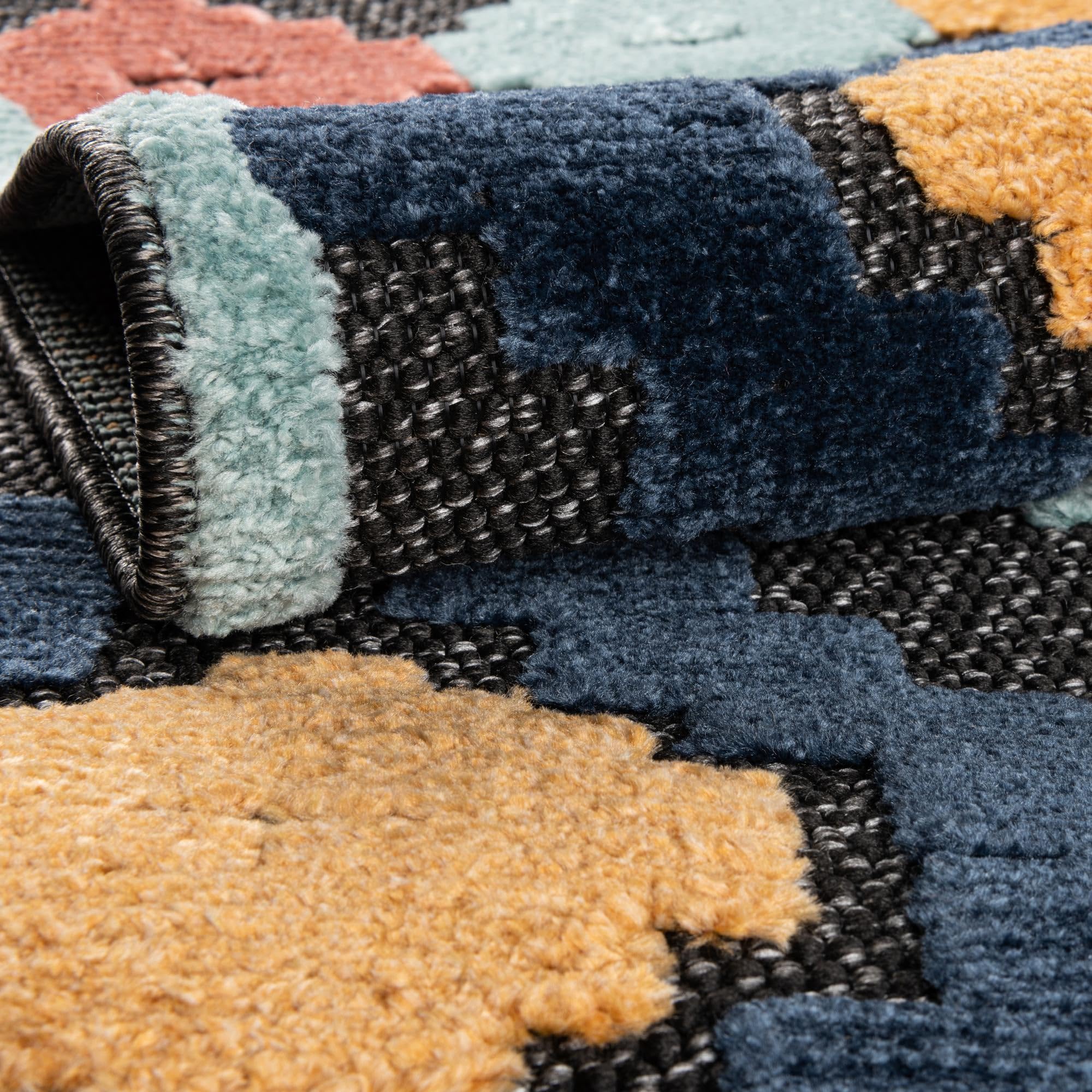 Rugs.com Belize Outdoor Collection Rug – 5x8 Charcoal Flatweave-Pile Rug Perfect for Bedrooms, Dining Rooms, Living Rooms - Image 4