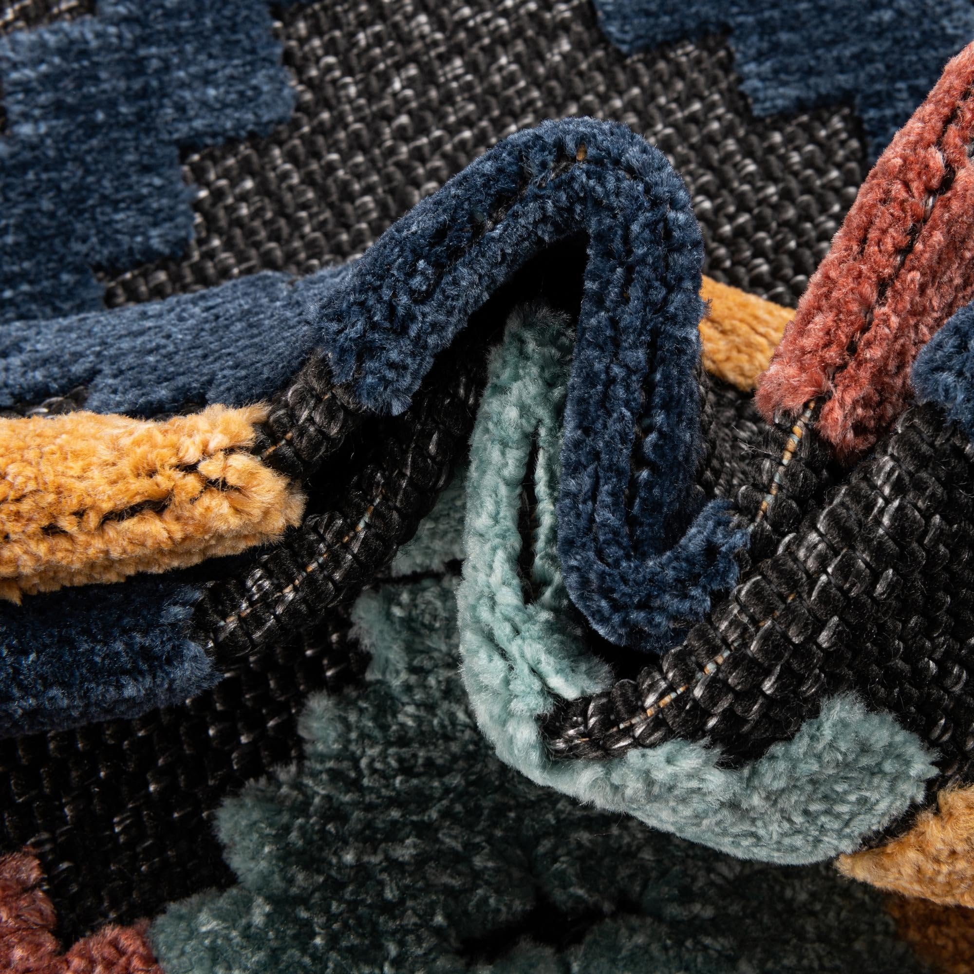 Rugs.com Belize Outdoor Collection Rug – 5x8 Charcoal Flatweave-Pile Rug Perfect for Bedrooms, Dining Rooms, Living Rooms - Image 6