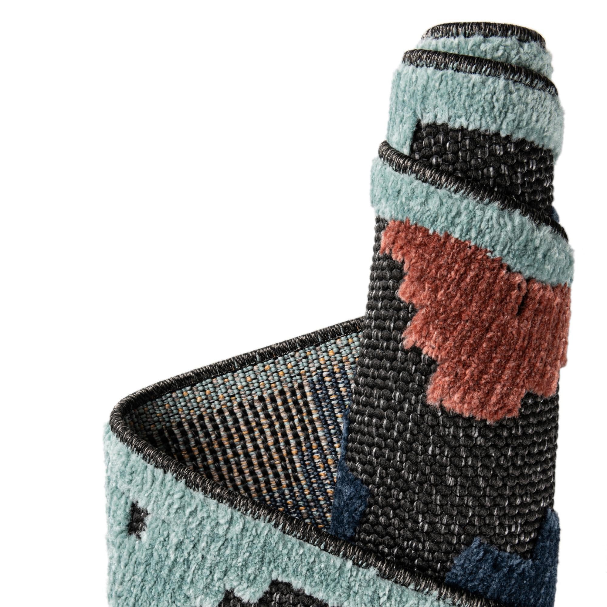 Rugs.com Belize Outdoor Collection Rug – 5x8 Charcoal Flatweave-Pile Rug Perfect for Bedrooms, Dining Rooms, Living Rooms - Image 9