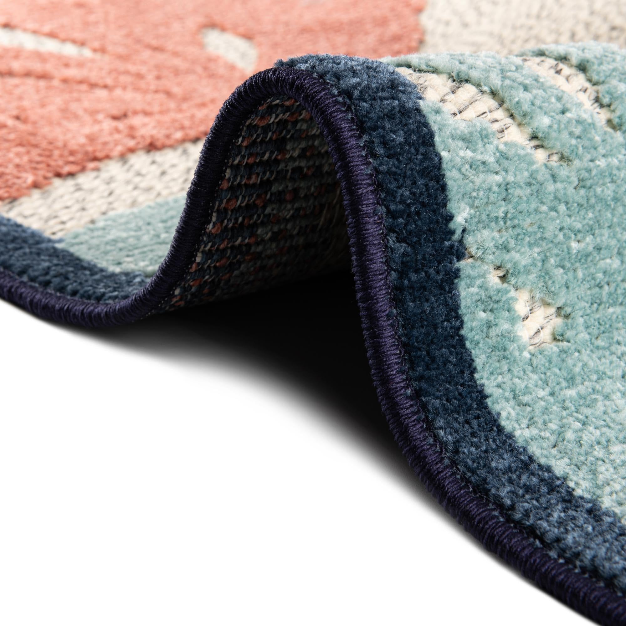 Rugs.com Belize Outdoor Collection Rug – 5x8 Ivory Flatweave-Pile Rug Perfect for Bedrooms, Dining Rooms, Living Rooms - Image 9