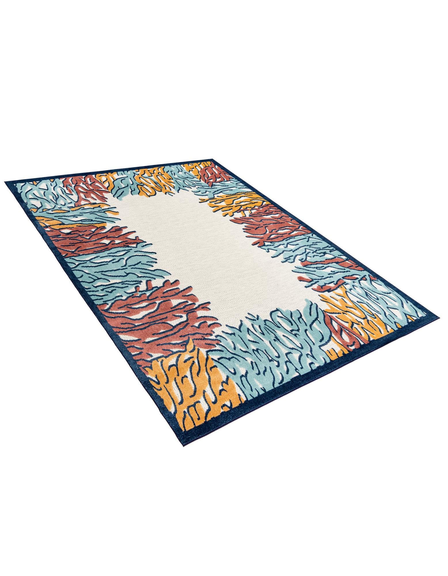 Rugs.com Belize Outdoor Collection Rug – 9x12 Multi Flatweave-Pile Rug Perfect for Living Rooms, Large Dining Rooms, Open Floorplans - Image 3