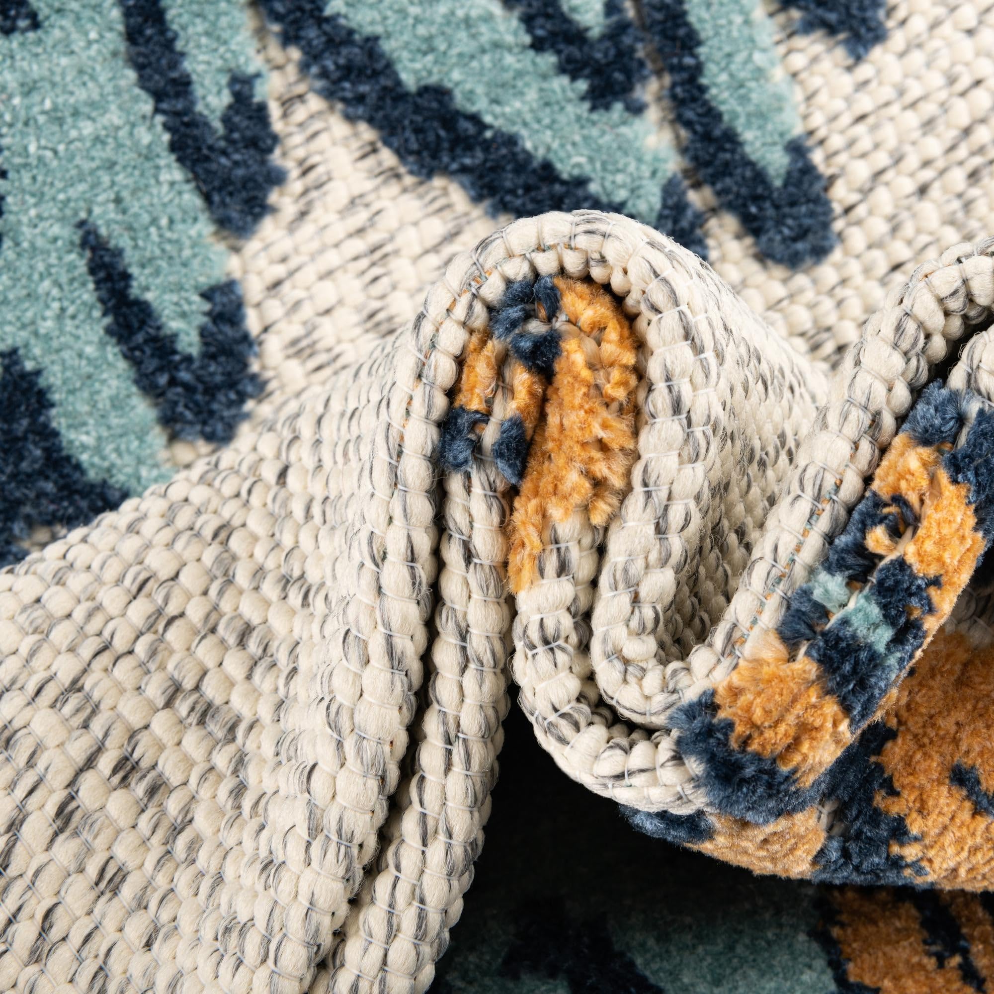 Rugs.com Belize Outdoor Collection Rug – 9x12 Multi Flatweave-Pile Rug Perfect for Living Rooms, Large Dining Rooms, Open Floorplans - Image 7