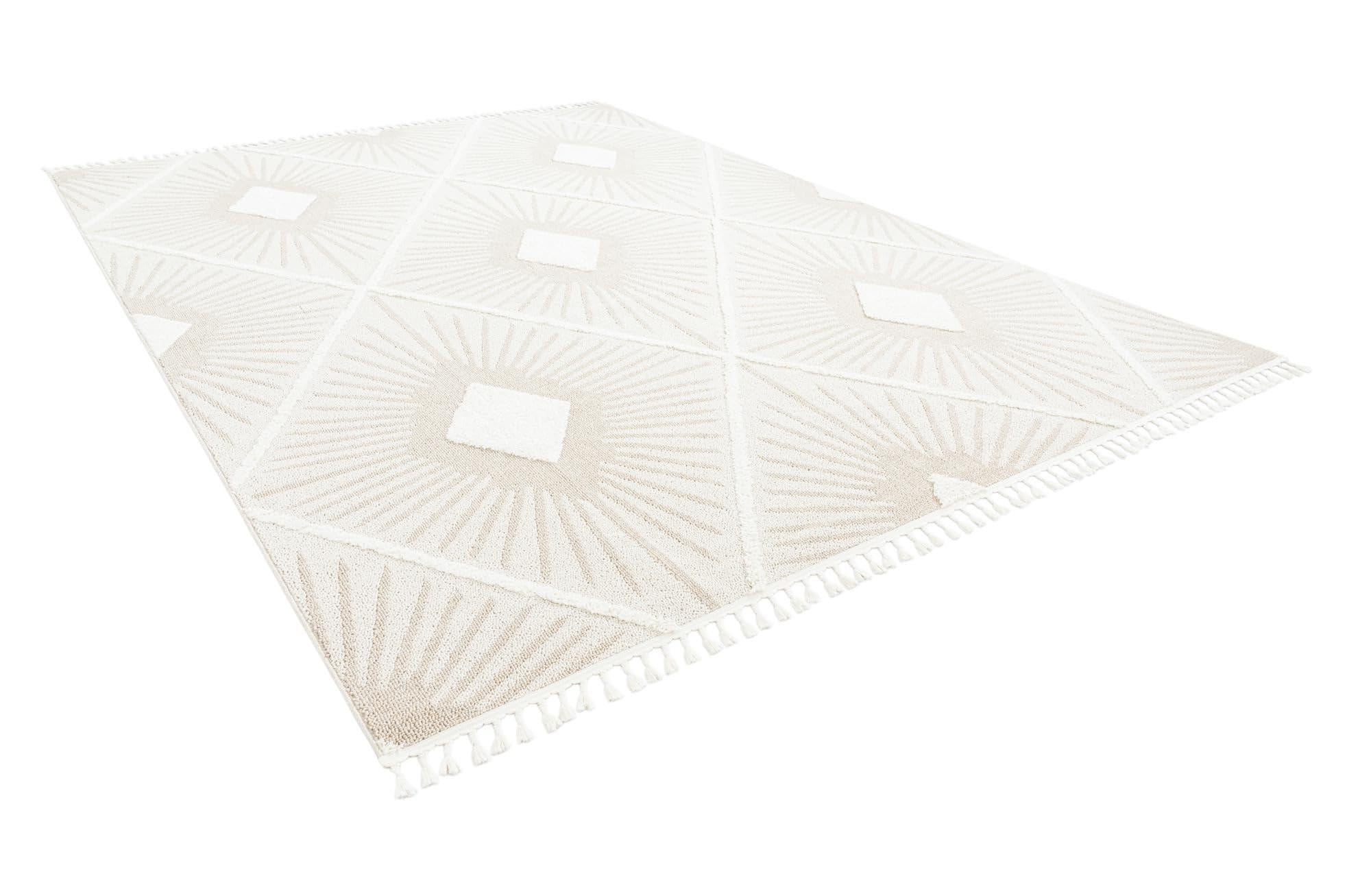 Rugs.com Boho Collection Rug – 10x14 Ivory Medium-Pile Rug Perfect for Living Rooms, Large Dining Rooms, Open Floorplans - Image 5