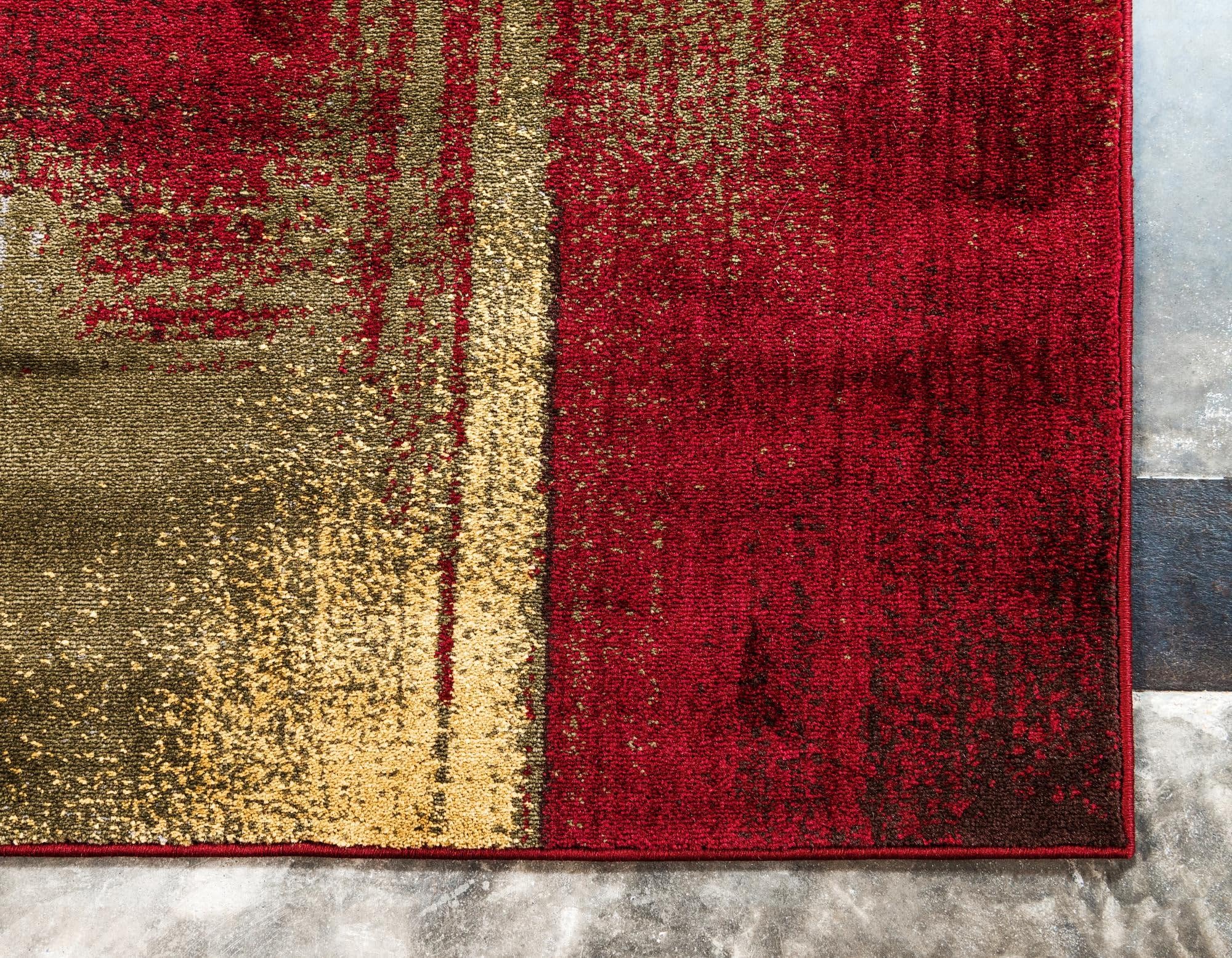 Rugs.com Cafe Collection Rug – 6 Ft Runner Multi Medium-Pile Rug Perfect for Hallways, Entryways - Image 8