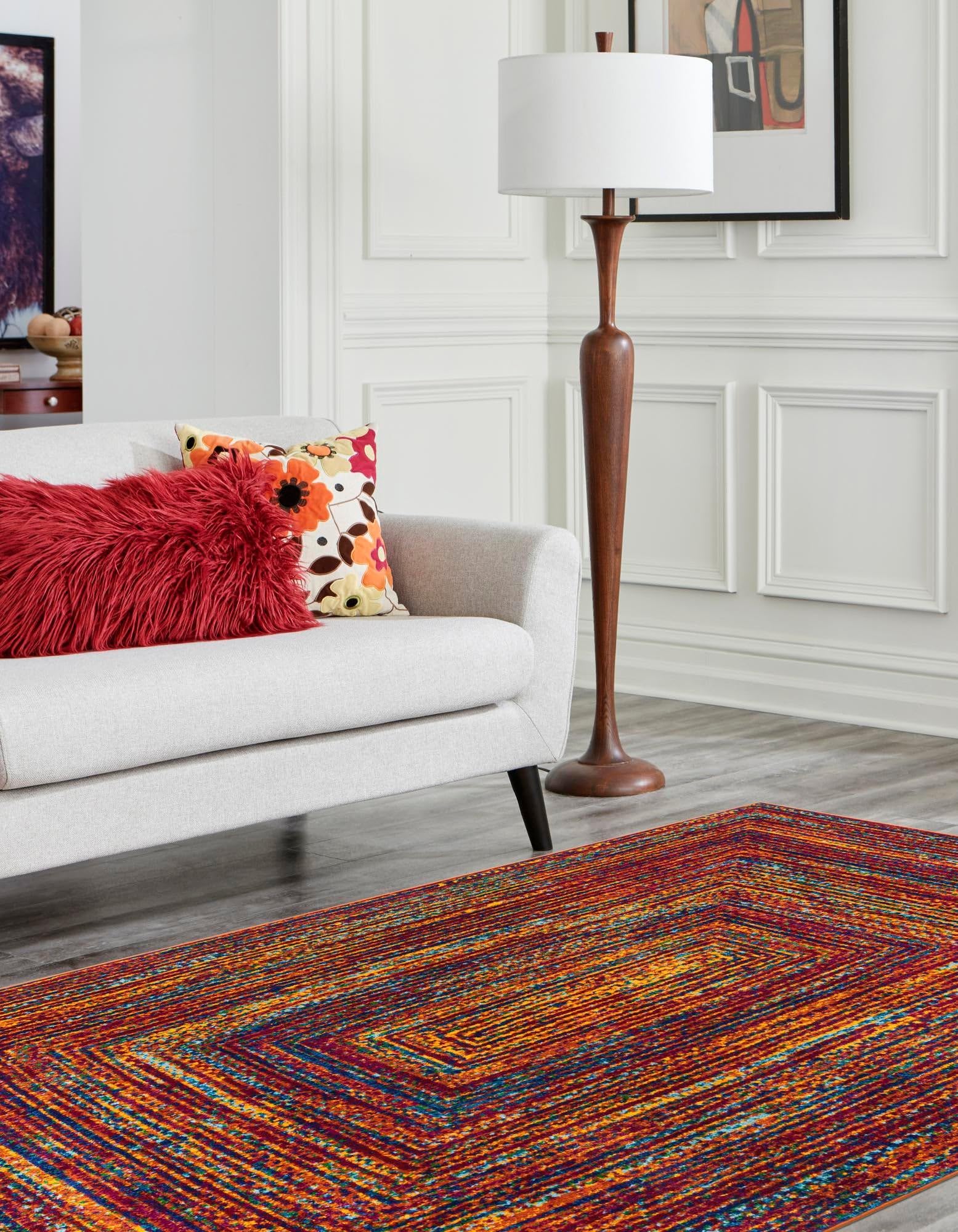 Rugs.com Calypso Collection Rug – 2x3 Multi Medium-Pile Rug Perfect for Entryways, Kitchens, Breakfast Nooks, Accent Pieces - Image 3
