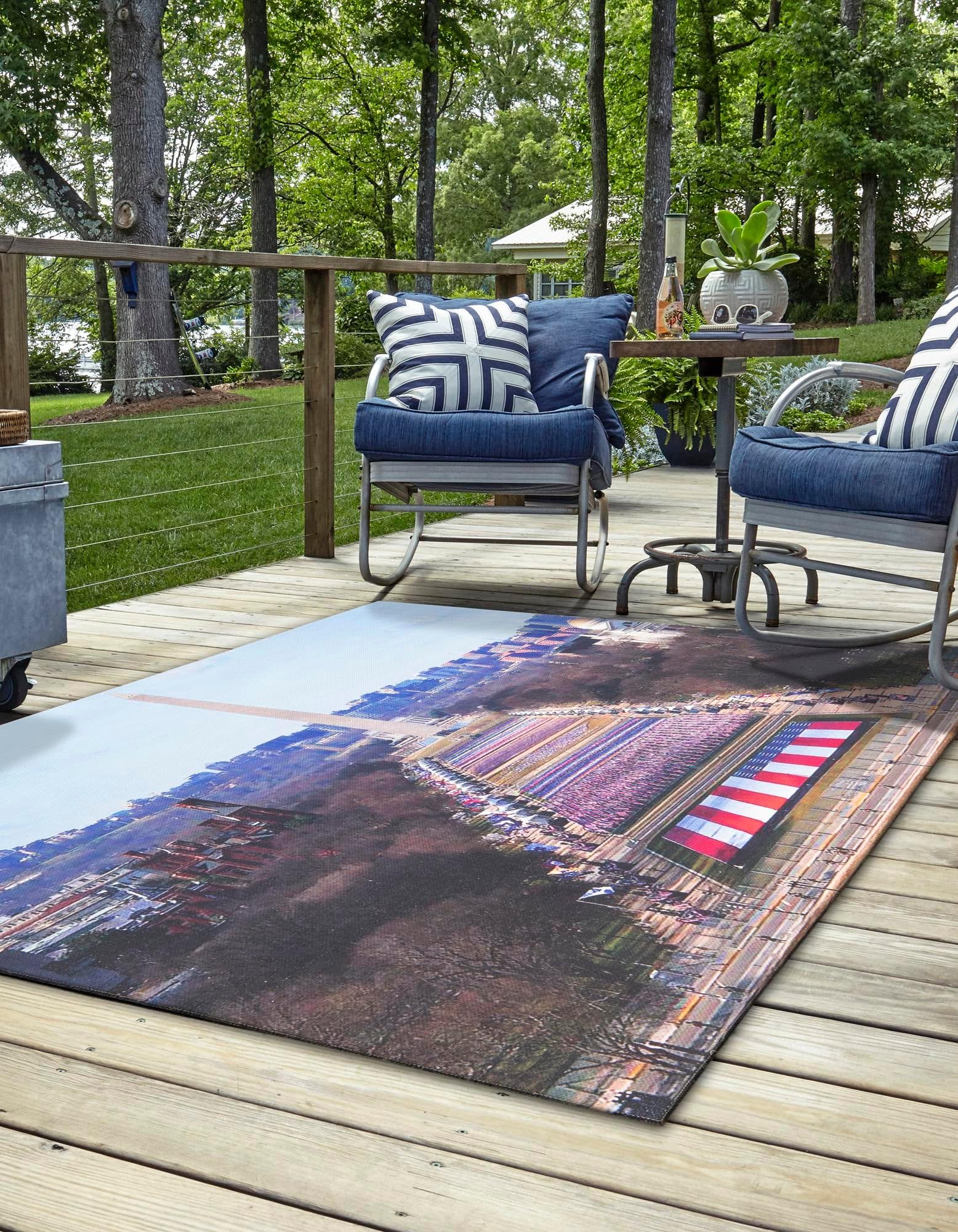 Rugs.com Capitol Collection Rug – 5x8 Multi Low-Pile Rug Perfect for Bedrooms, Dining Rooms, Living Rooms - Image 4