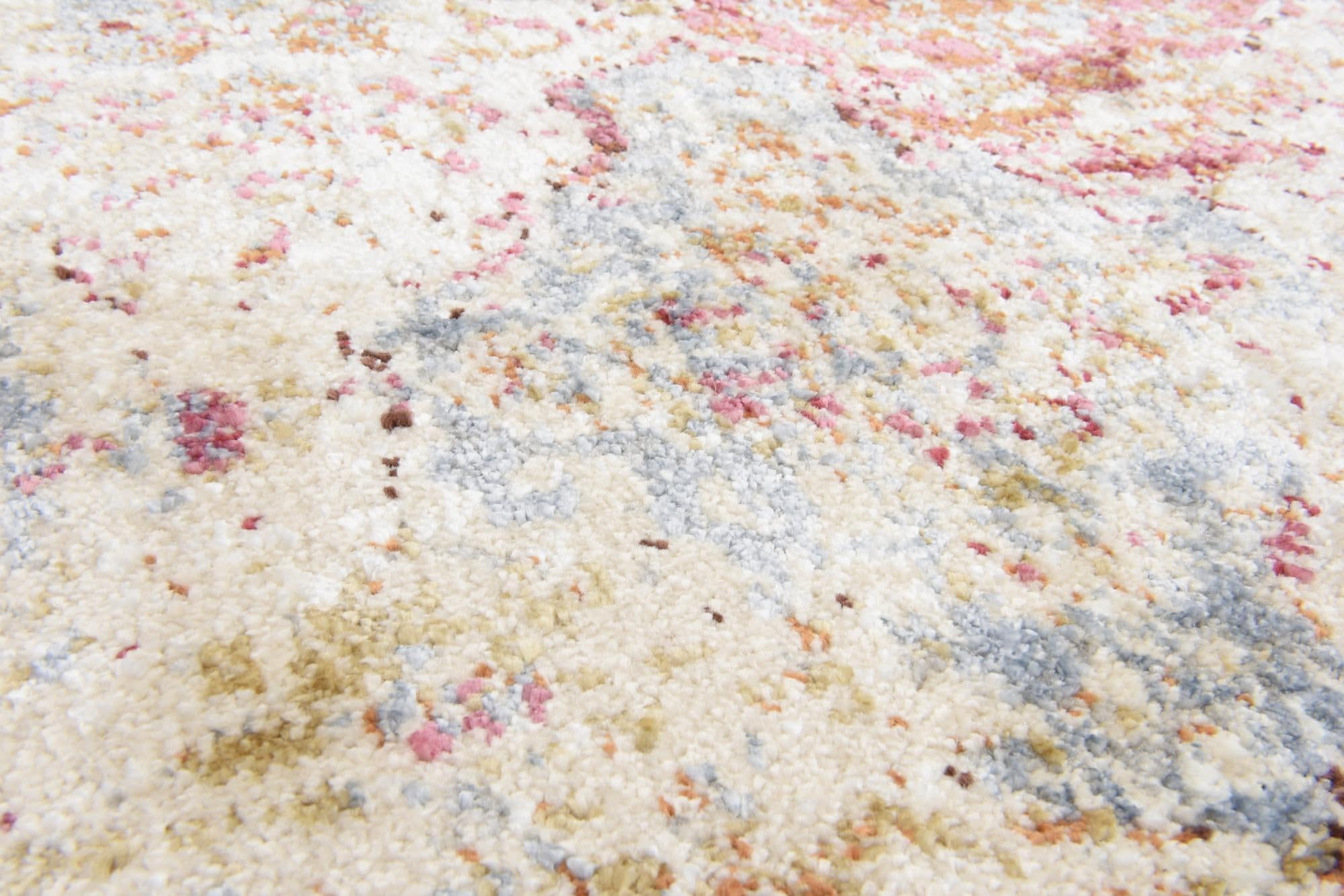 Rugs.com Charlotte Collection Rug – 12 Ft Runner Beige Low-Pile Rug Perfect for Hallways, Entryways - Image 4