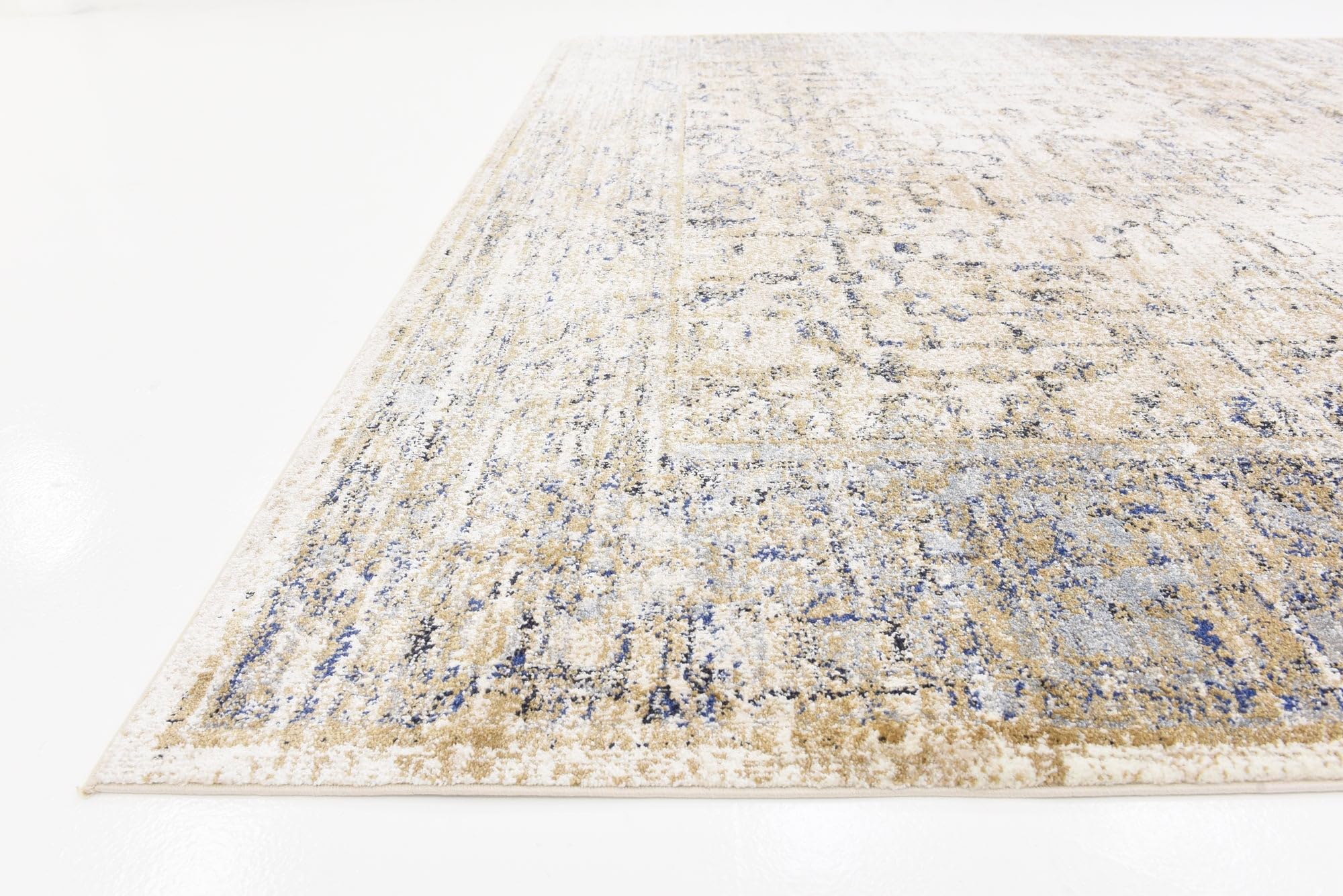 Rugs.com Charlotte Collection Rug – 9x12 Cream Low-Pile Rug Perfect for Living Rooms, Large Dining Rooms, Open Floorplans - Image 3