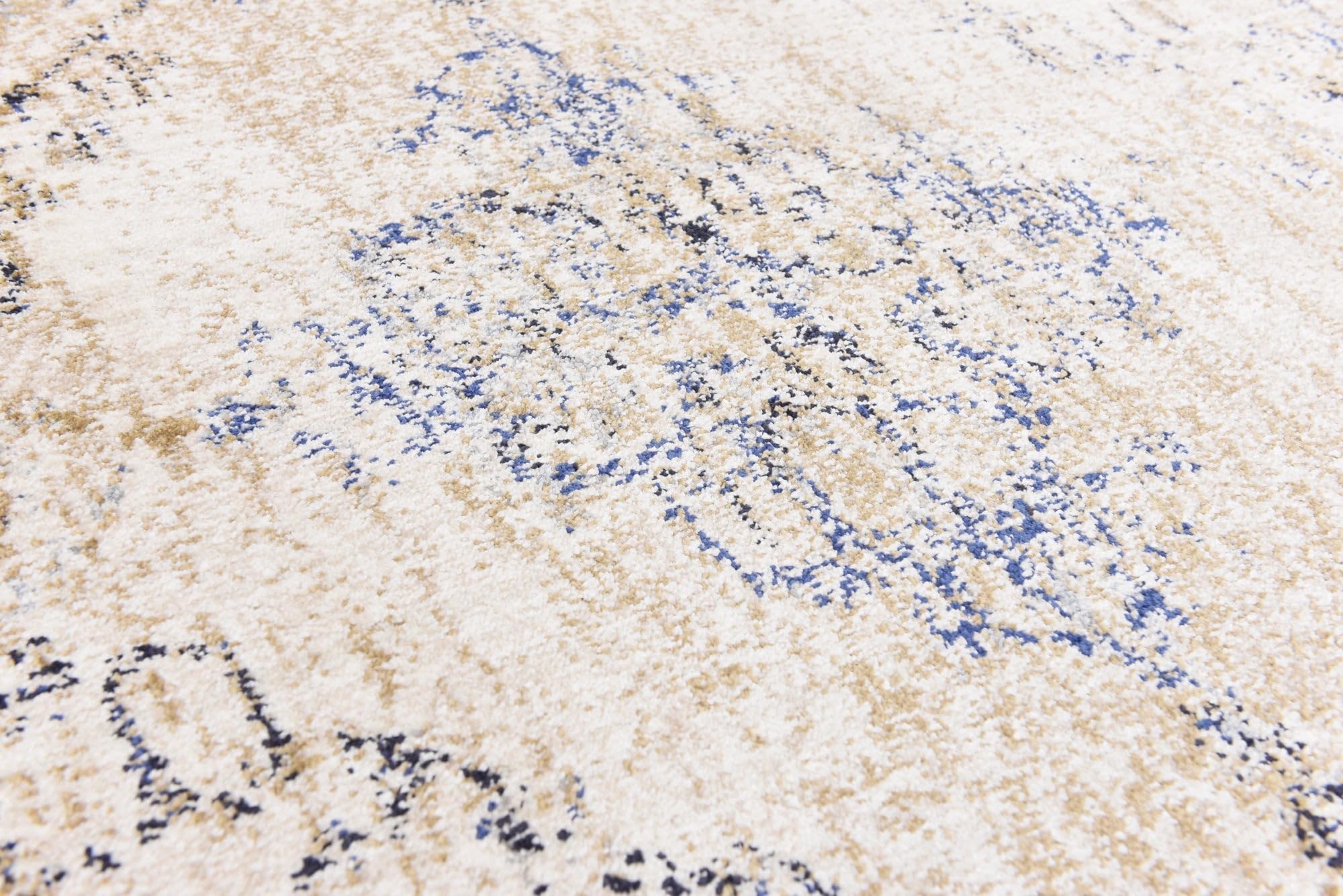 Rugs.com Charlotte Collection Rug – 9x12 Cream Low-Pile Rug Perfect for Living Rooms, Large Dining Rooms, Open Floorplans - Image 4