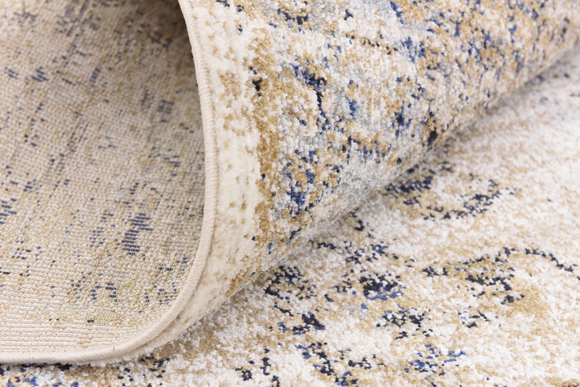 Rugs.com Charlotte Collection Rug – 9x12 Cream Low-Pile Rug Perfect for Living Rooms, Large Dining Rooms, Open Floorplans - Image 6