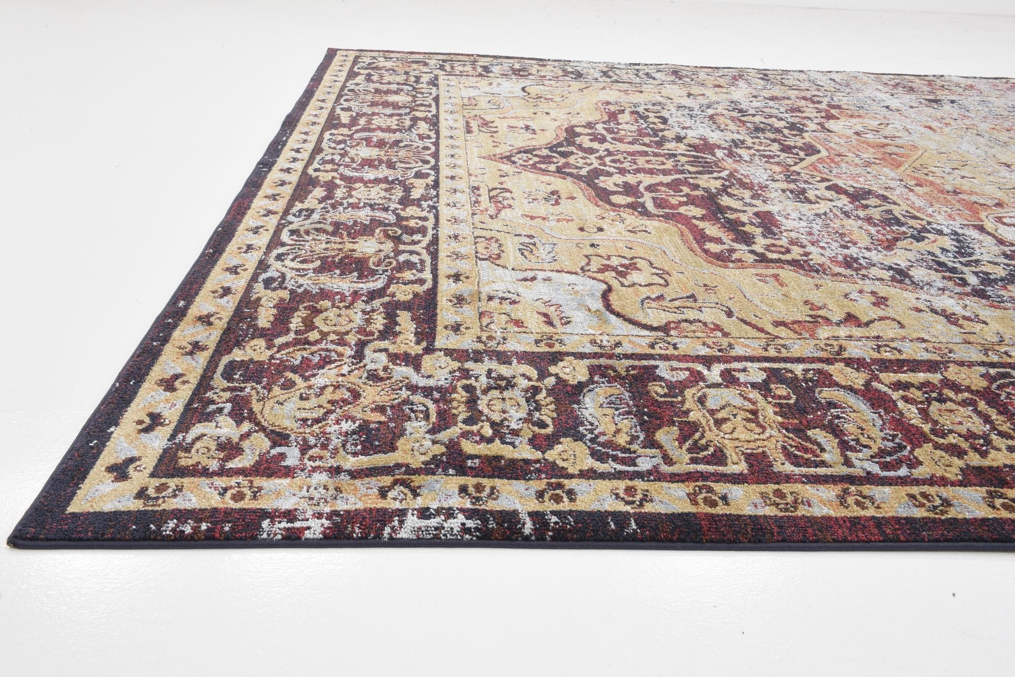 Rugs.com Charlotte Collection Rug – 9x12 Rust Red Low-Pile Rug Perfect for Living Rooms, Large Dining Rooms, Open Floorplans - Image 3