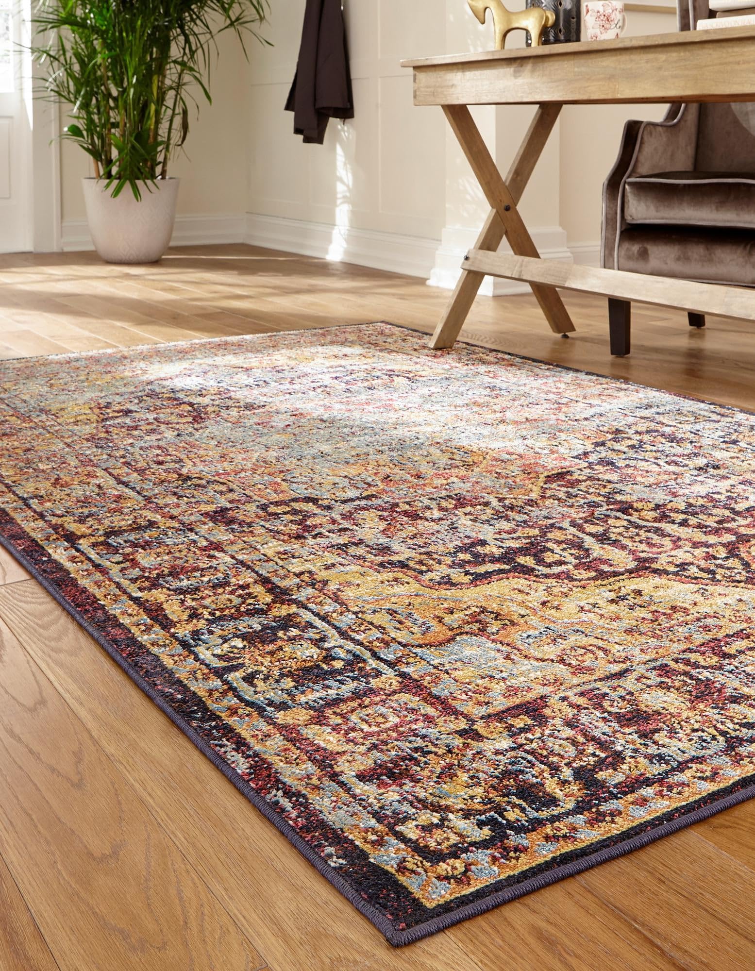 Rugs.com Charlotte Collection Rug – 9x12 Rust Red Low-Pile Rug Perfect for Living Rooms, Large Dining Rooms, Open Floorplans - Image 8