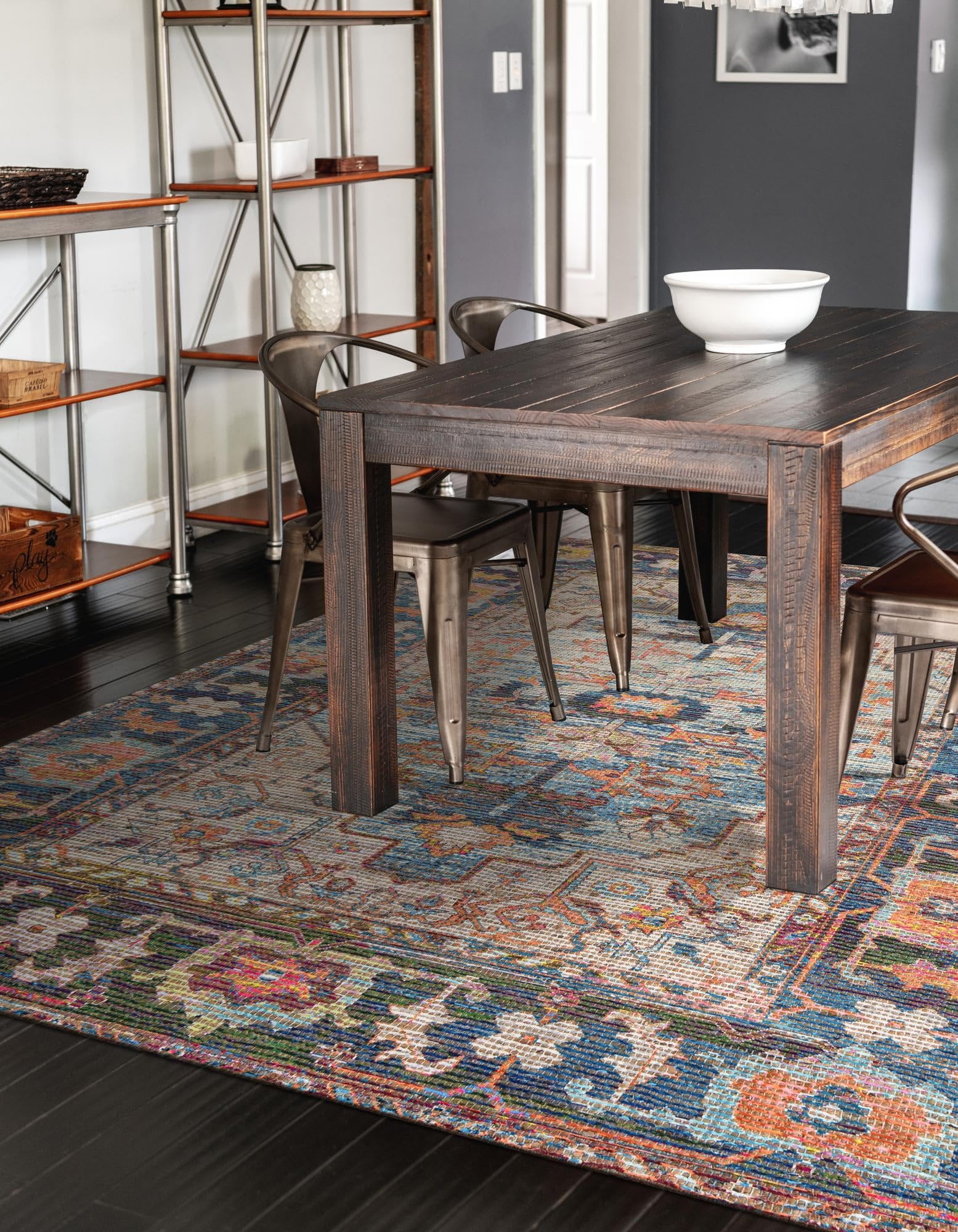 Rugs.com Chenille Jute Collection Rug – 2x3 Multi Medium-Pile Rug Perfect for Entryways, Kitchens, Breakfast Nooks, Accent Pieces - Image 5