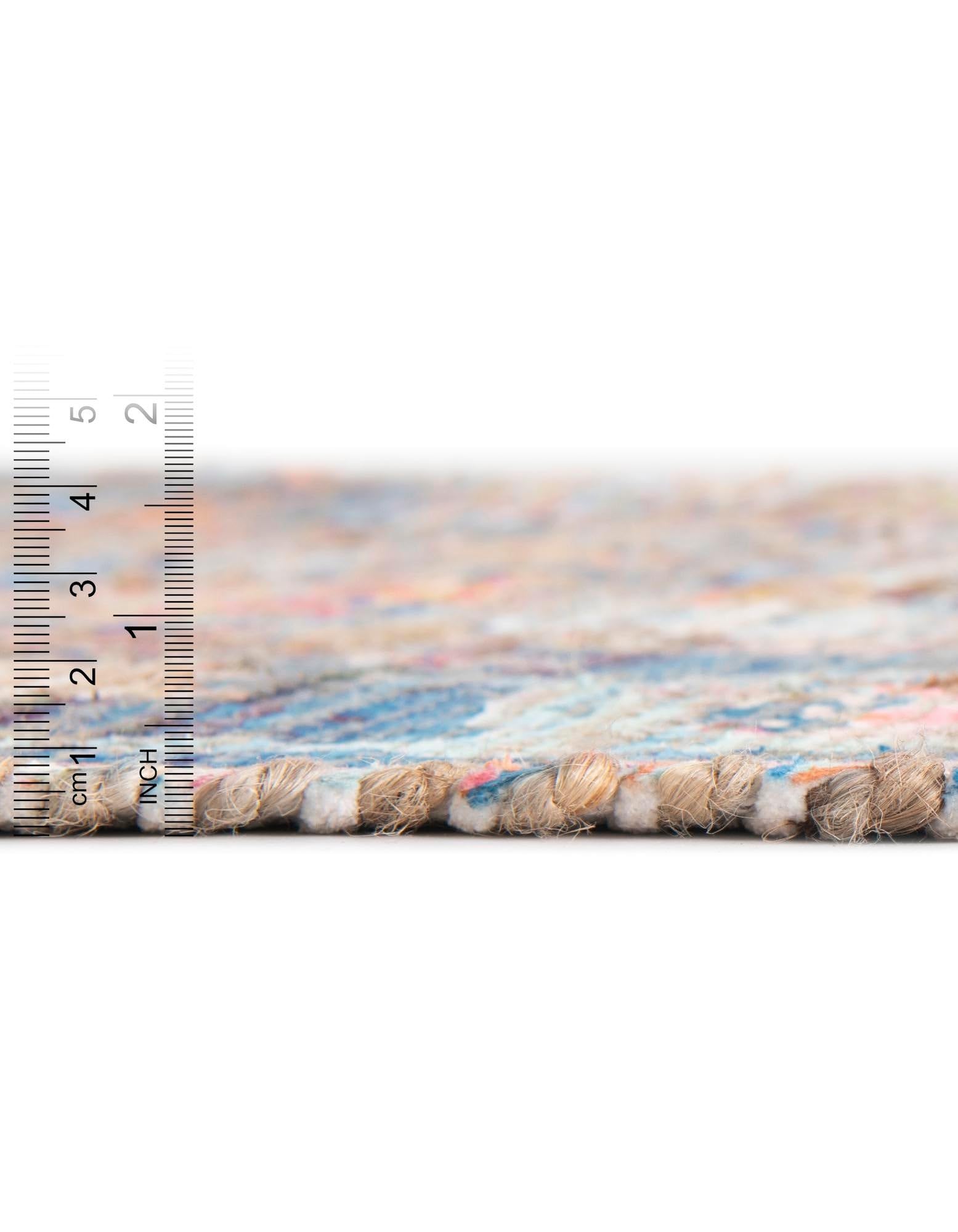 Rugs.com Chenille Jute Collection Rug – 2x3 Multi Medium-Pile Rug Perfect for Entryways, Kitchens, Breakfast Nooks, Accent Pieces - Image 7