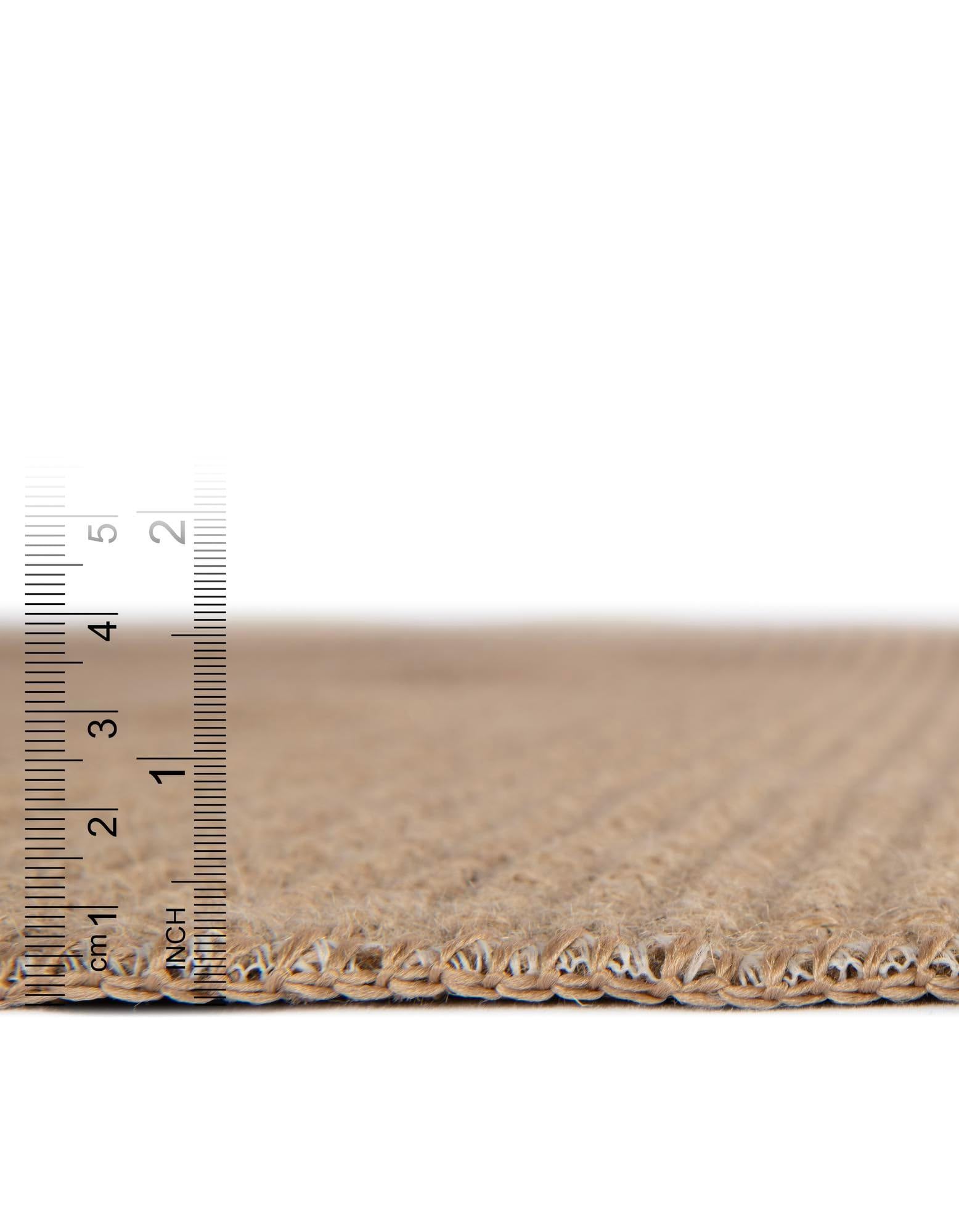 Rugs.com Cottage Farm Collection Rug – 10 Ft Square Natural Flatweave-Pile Rug Perfect for Living Rooms, Kitchens, Entryways - Image 3