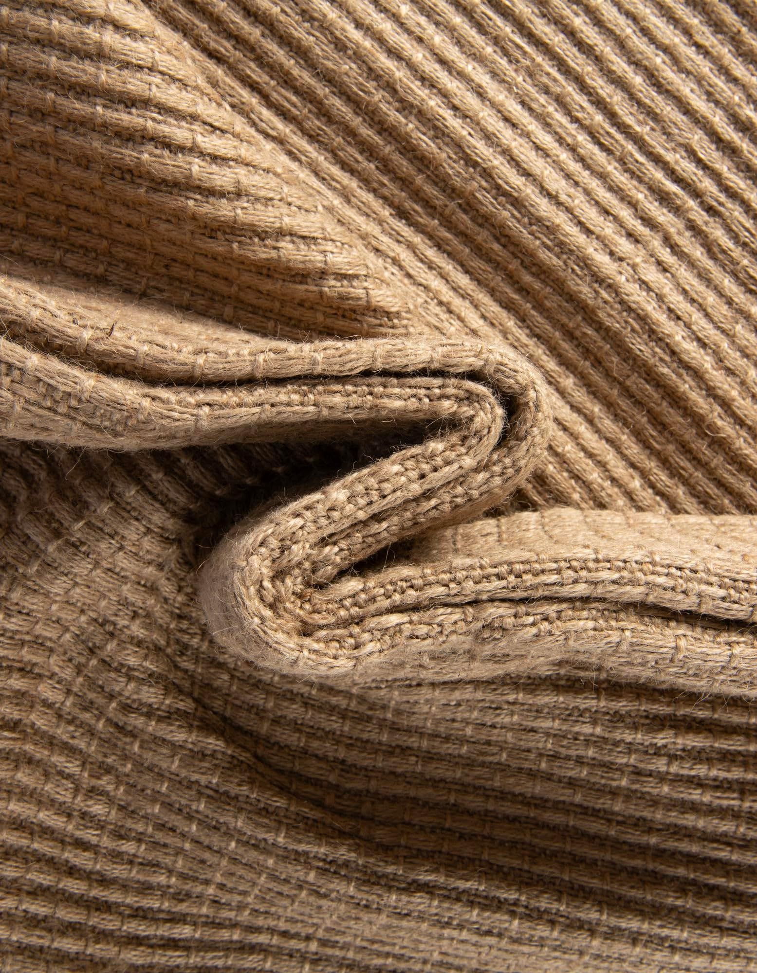 Rugs.com Cottage Farm Collection Rug – 10 Ft Square Natural Flatweave-Pile Rug Perfect for Living Rooms, Kitchens, Entryways - Image 7