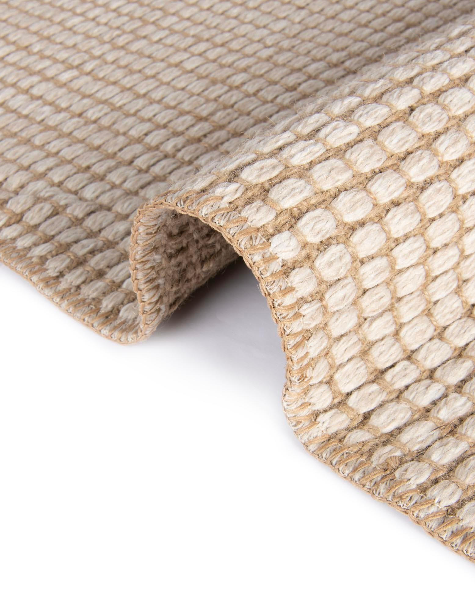 Rugs.com Cottage Farm Collection Rug – 8 Ft Square Ivory Flatweave-Pile Rug Perfect for Living Rooms, Kitchens, Entryways - Image 7