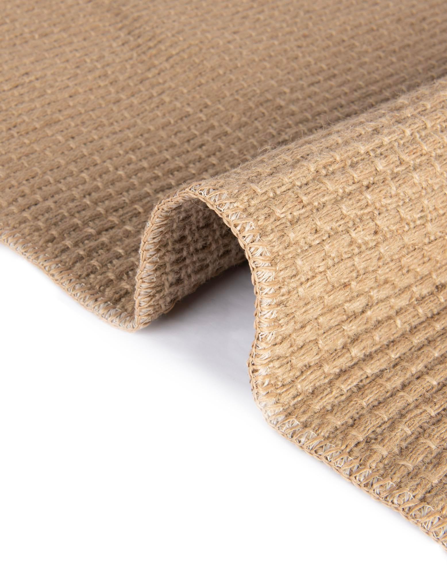 Rugs.com Cottage Farm Collection Rug – 8 Ft Square Natural Flatweave-Pile Rug Perfect for Living Rooms, Kitchens, Entryways - Image 8