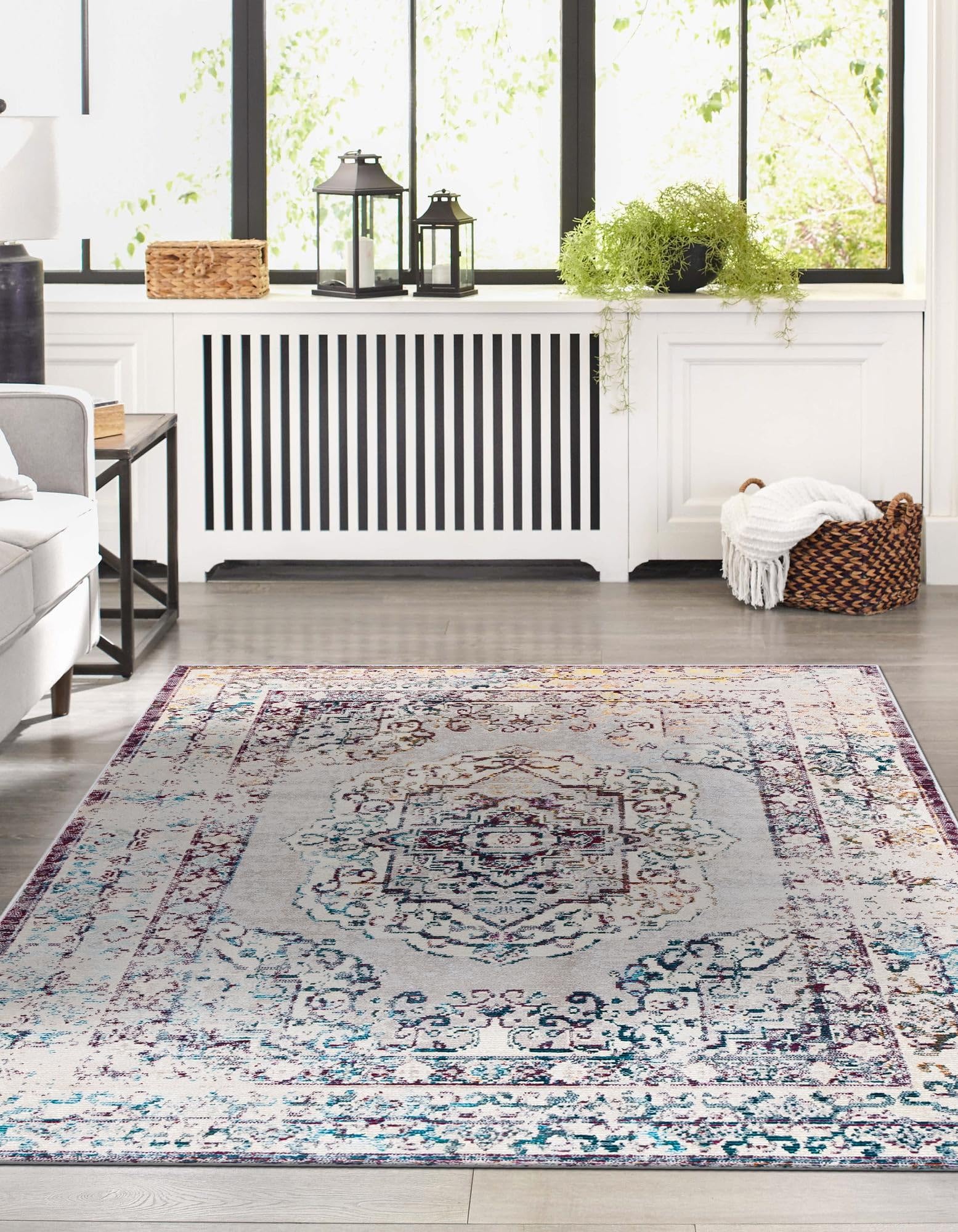Rugs.com Downtown Collection Rug – 5x8 Multi Medium-Pile Rug Perfect for Bedrooms, Dining Rooms, Living Rooms - Image 5
