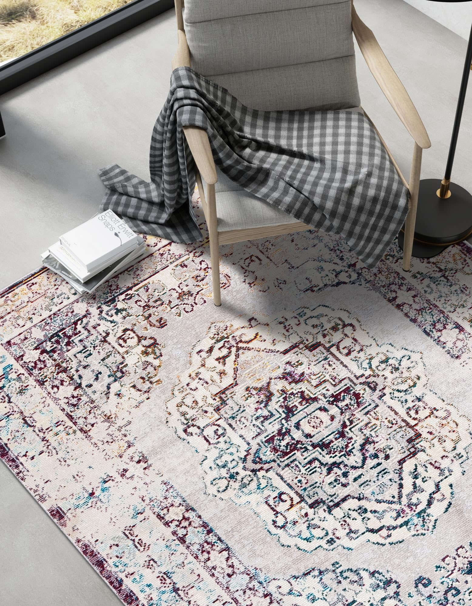 Rugs.com Downtown Collection Rug – 5x8 Multi Medium-Pile Rug Perfect for Bedrooms, Dining Rooms, Living Rooms - Image 8