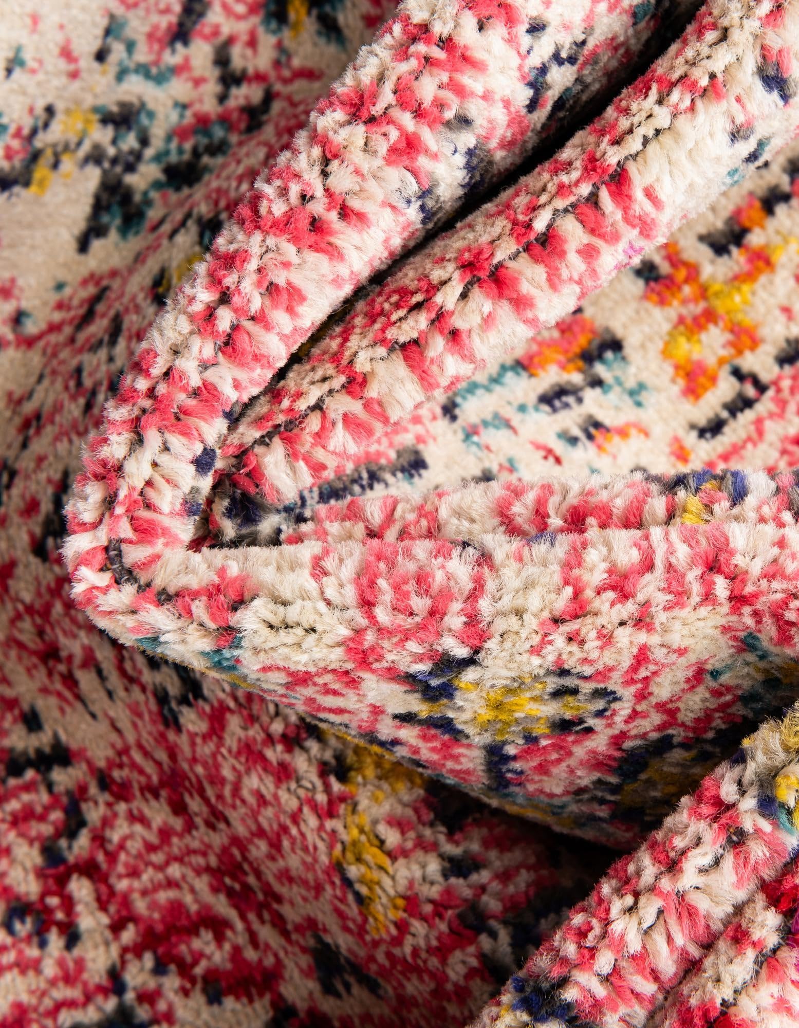 Rugs.com El Paso Collection Rug – 12 Ft Runner Pink Medium-Pile Rug Perfect for Hallways, Entryways - Image 9