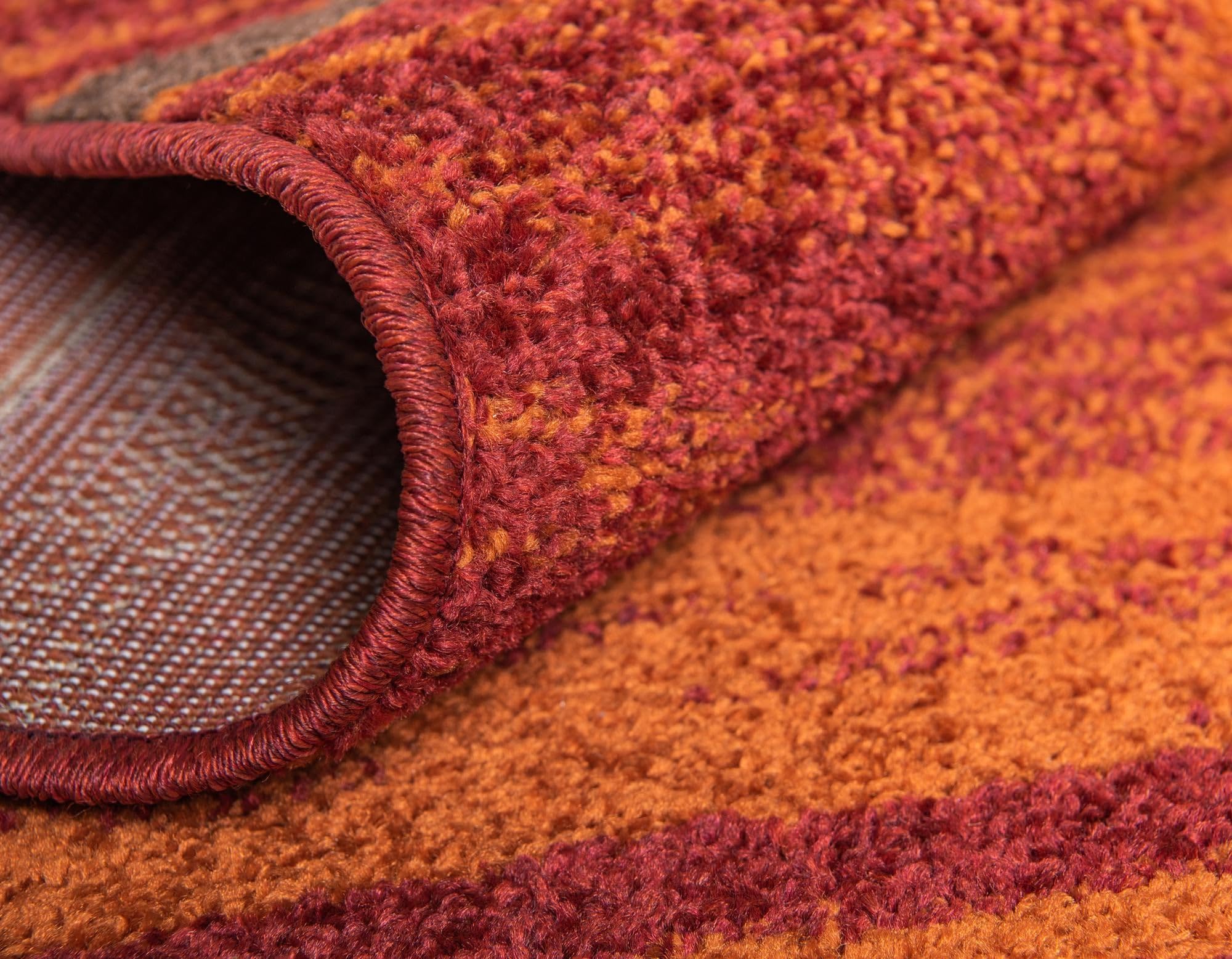 Rugs.com Equinox Collection Rug – 10x13 Terracotta Low-Pile Rug Perfect for Living Rooms, Large Dining Rooms, Open Floorplans - Image 6