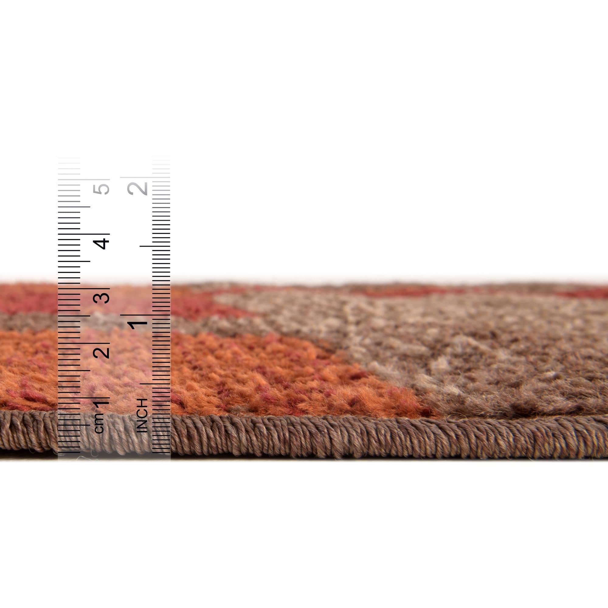 Rugs.com Equinox Collection Rug – 4x6 Oval Multi Low-Pile Rug Perfect for Living Rooms, Large Dining Rooms, Open Floorplans - Image 4