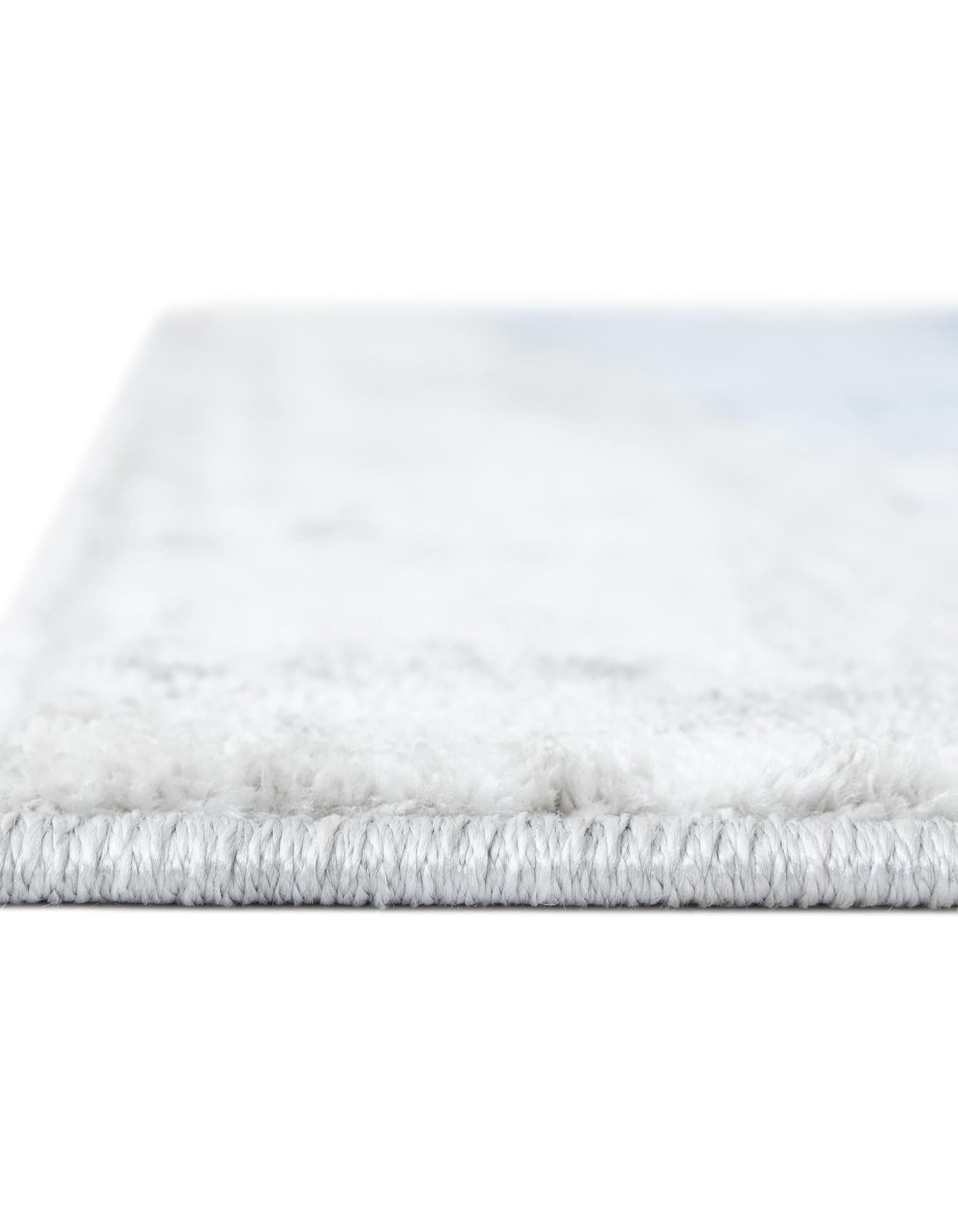 Rugs.com Gabbeh Collection Rug – 10 Ft Runner Blue Gray Medium-Pile Rug Perfect for Hallways, Entryways - Image 7