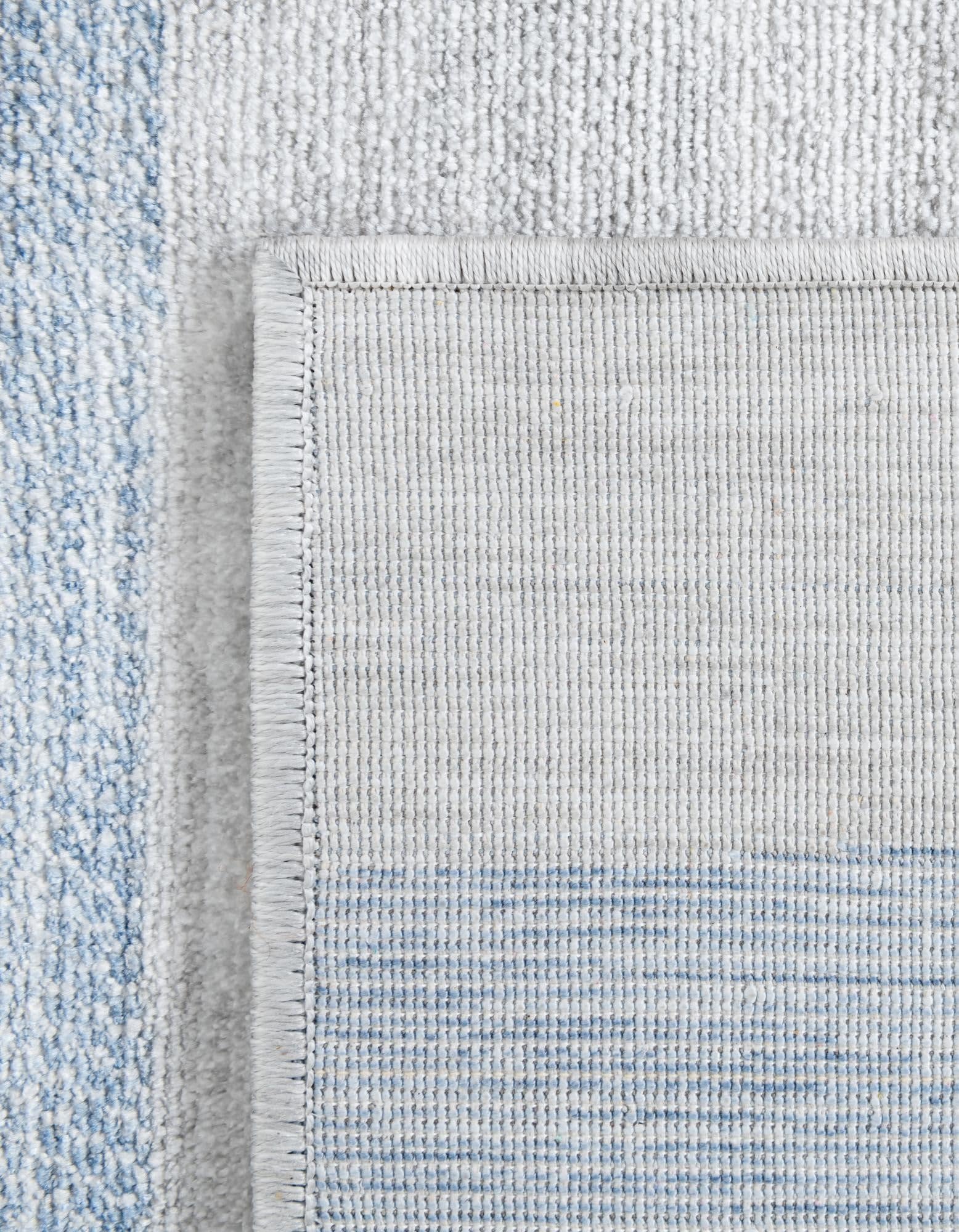 Rugs.com Gabbeh Collection Rug – 10 Ft Runner Blue Gray Medium-Pile Rug Perfect for Hallways, Entryways - Image 9