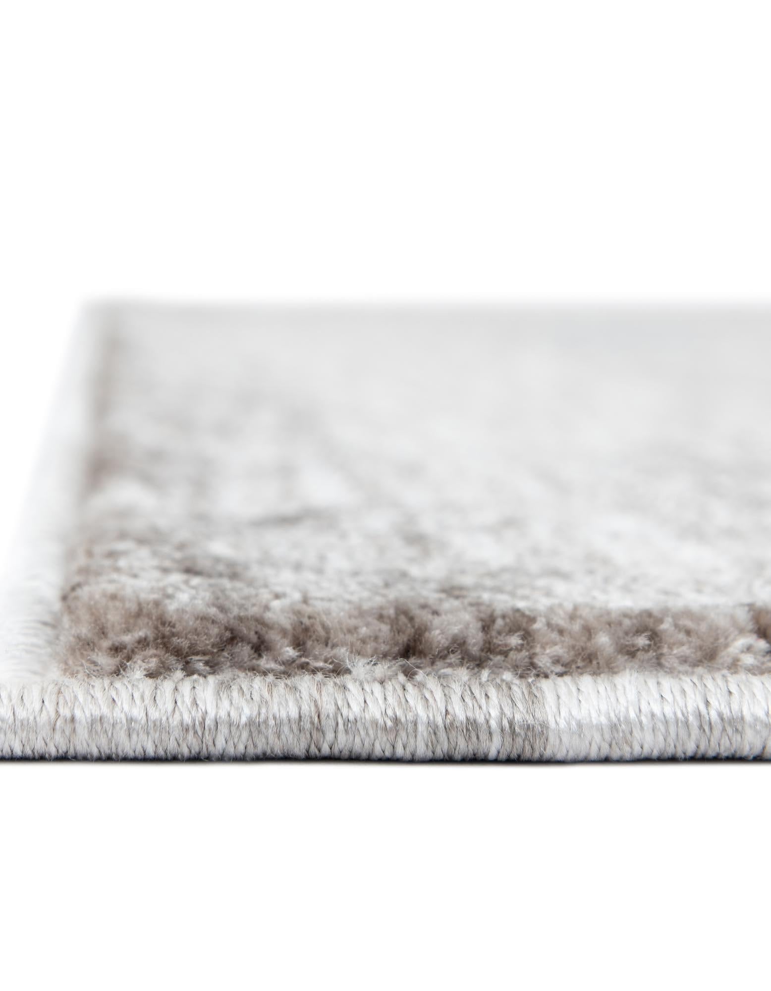 Rugs.com Gabbeh Collection Rug – 10 Ft Runner Gray Brown Medium-Pile Rug Perfect for Hallways, Entryways - Image 7