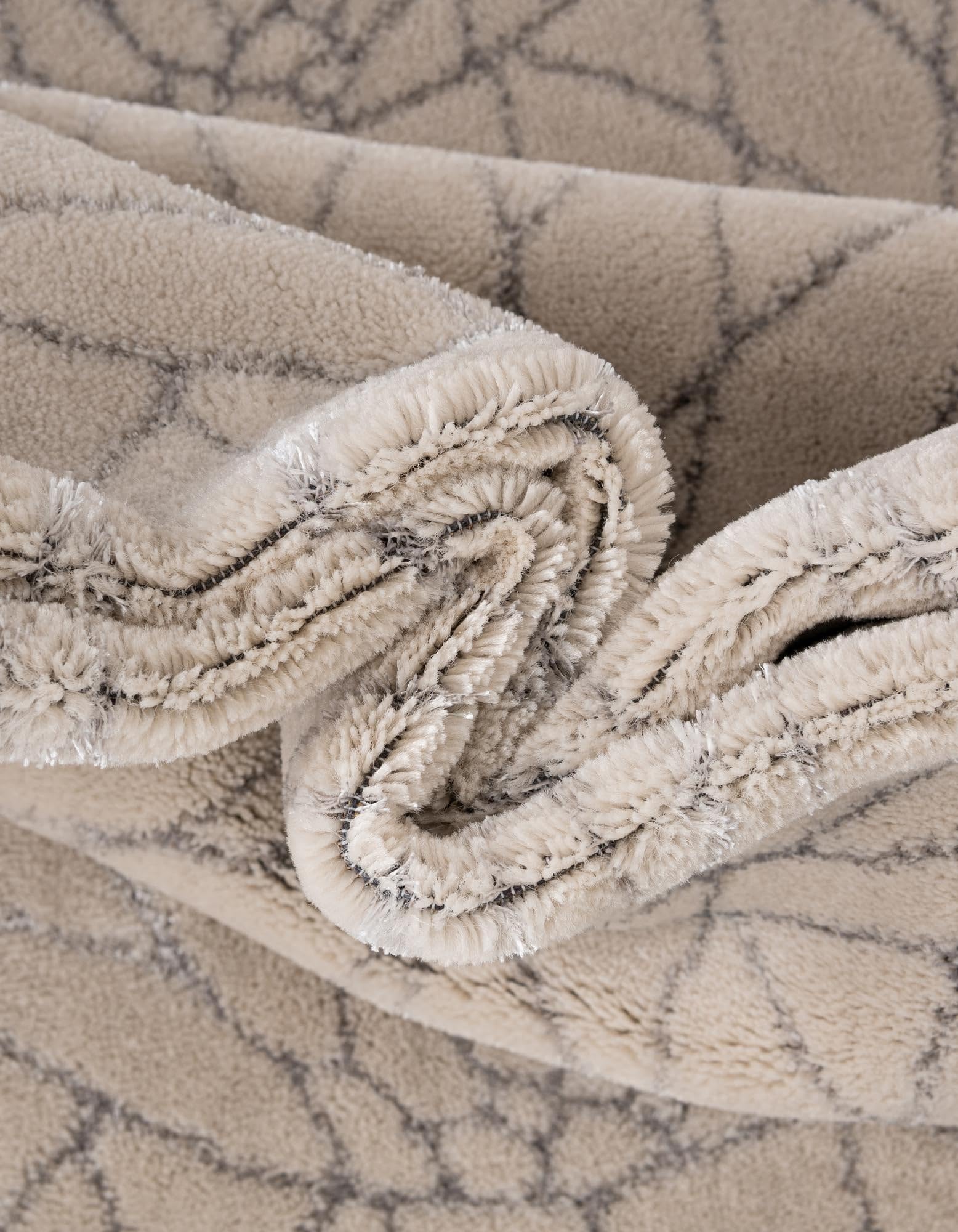 Rugs.com Glam Collection Rug – 9x12 White Silver Medium-Pile Rug Perfect for Living Rooms, Large Dining Rooms, Open Floorplans - Image 9