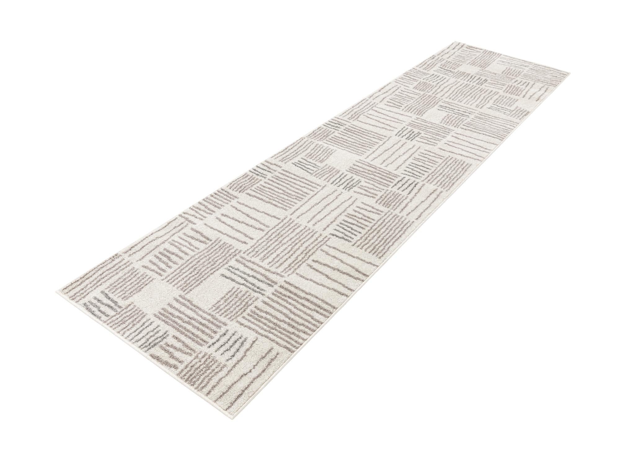 Rugs.com Hanahan Collection Rug – 10 Ft Runner Ivory Medium-Pile Rug Perfect for Hallways, Entryways - Image 3
