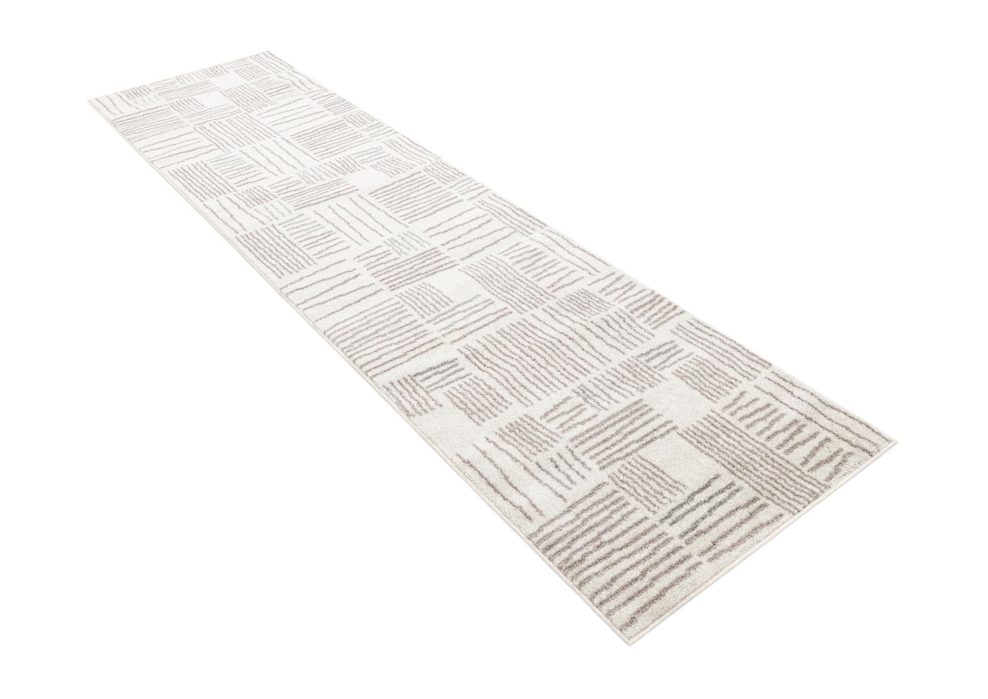 Rugs.com Hanahan Collection Rug – 10 Ft Runner Ivory Medium-Pile Rug Perfect for Hallways, Entryways - Image 4