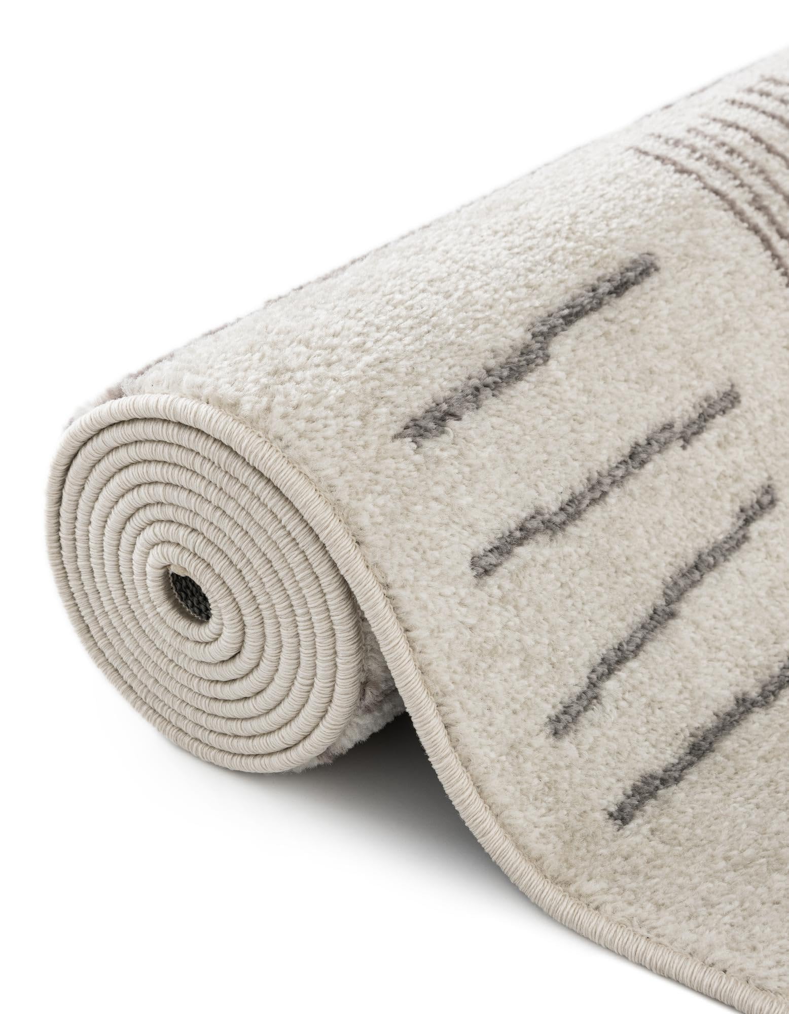 Rugs.com Hanahan Collection Rug – 10 Ft Runner Ivory Medium-Pile Rug Perfect for Hallways, Entryways - Image 9