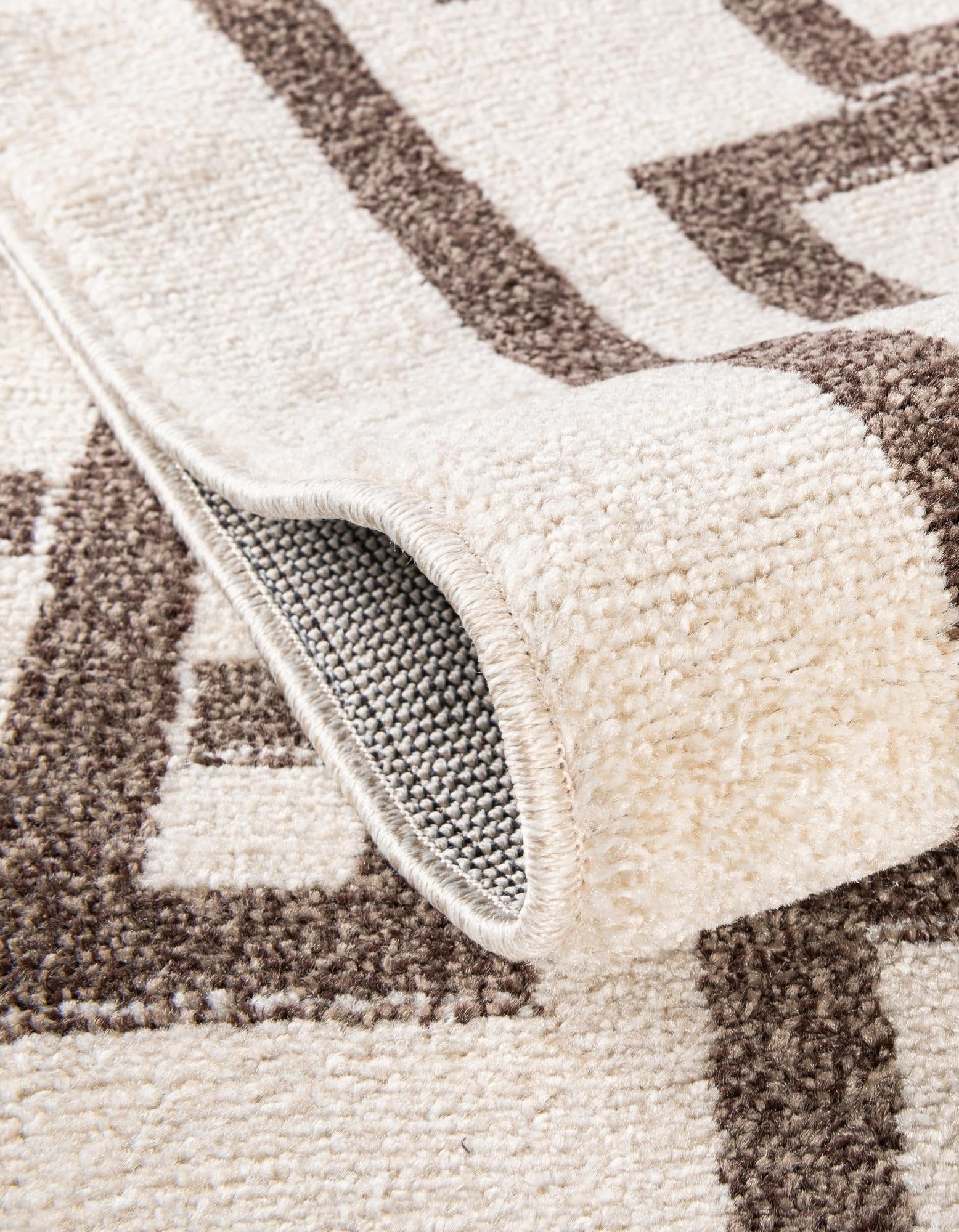 Rugs.com Hera Collection Rug – 3x5 Beige and Brown Medium-Pile Rug Perfect for Entryways, Kitchens, Breakfast Nooks, Accent Pieces - Image 8