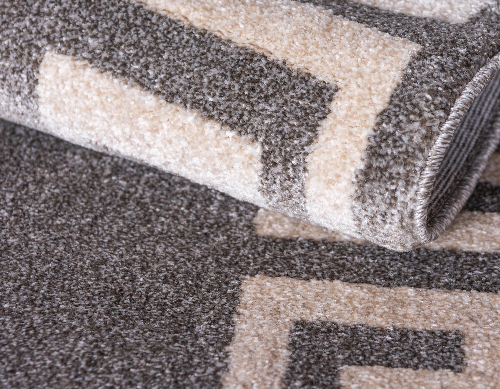 Rugs.com Hera Collection Rug – 8 Ft Square Gray Medium-Pile Rug Perfect for Living Rooms, Kitchens, Entryways - Image 6