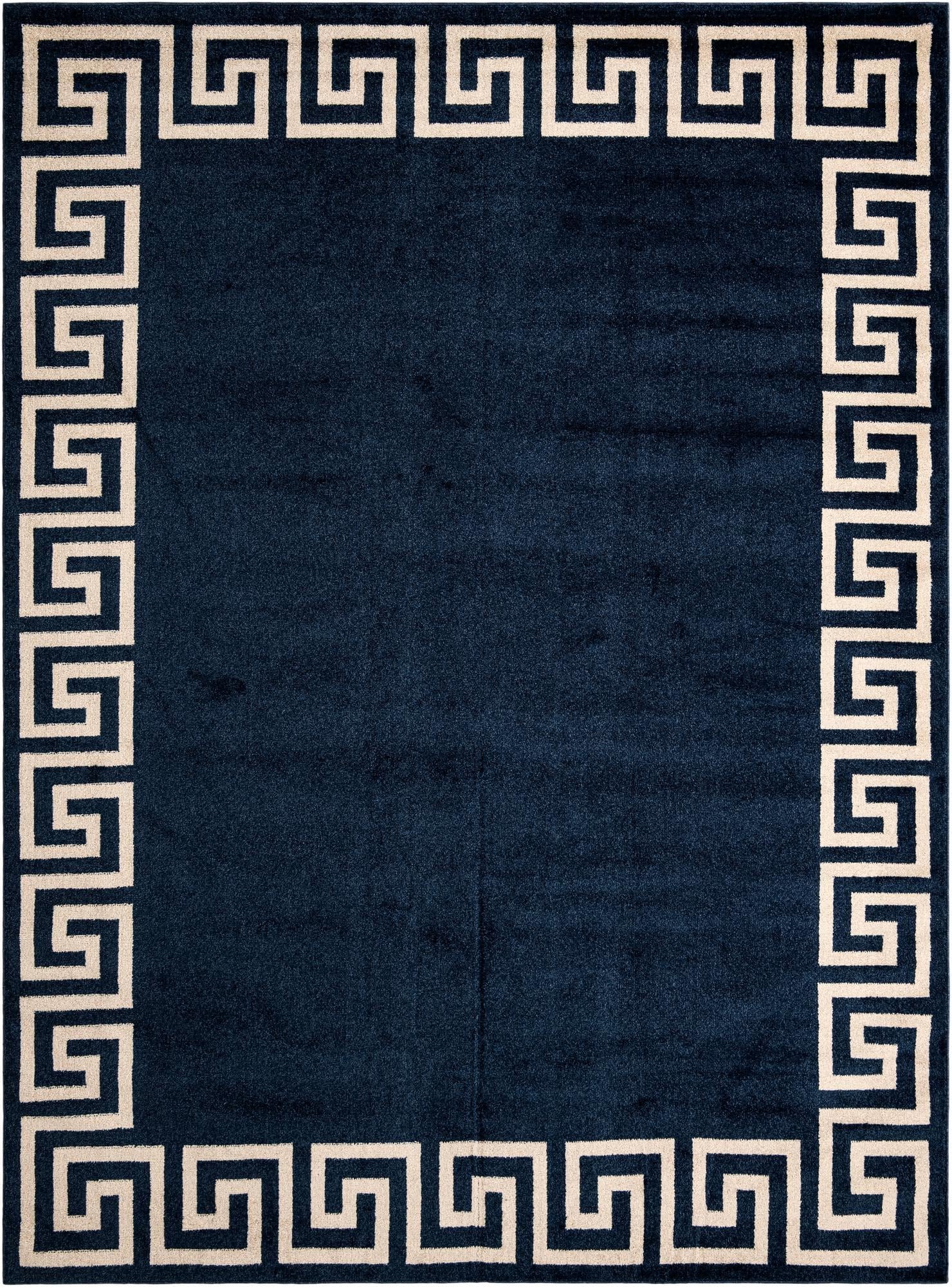 Rugs.com Hera Collection Rug – 9x12 Navy Blue Medium-Pile Rug Perfect for Living Rooms, Large Dining Rooms, Open Floorplans - Image 4