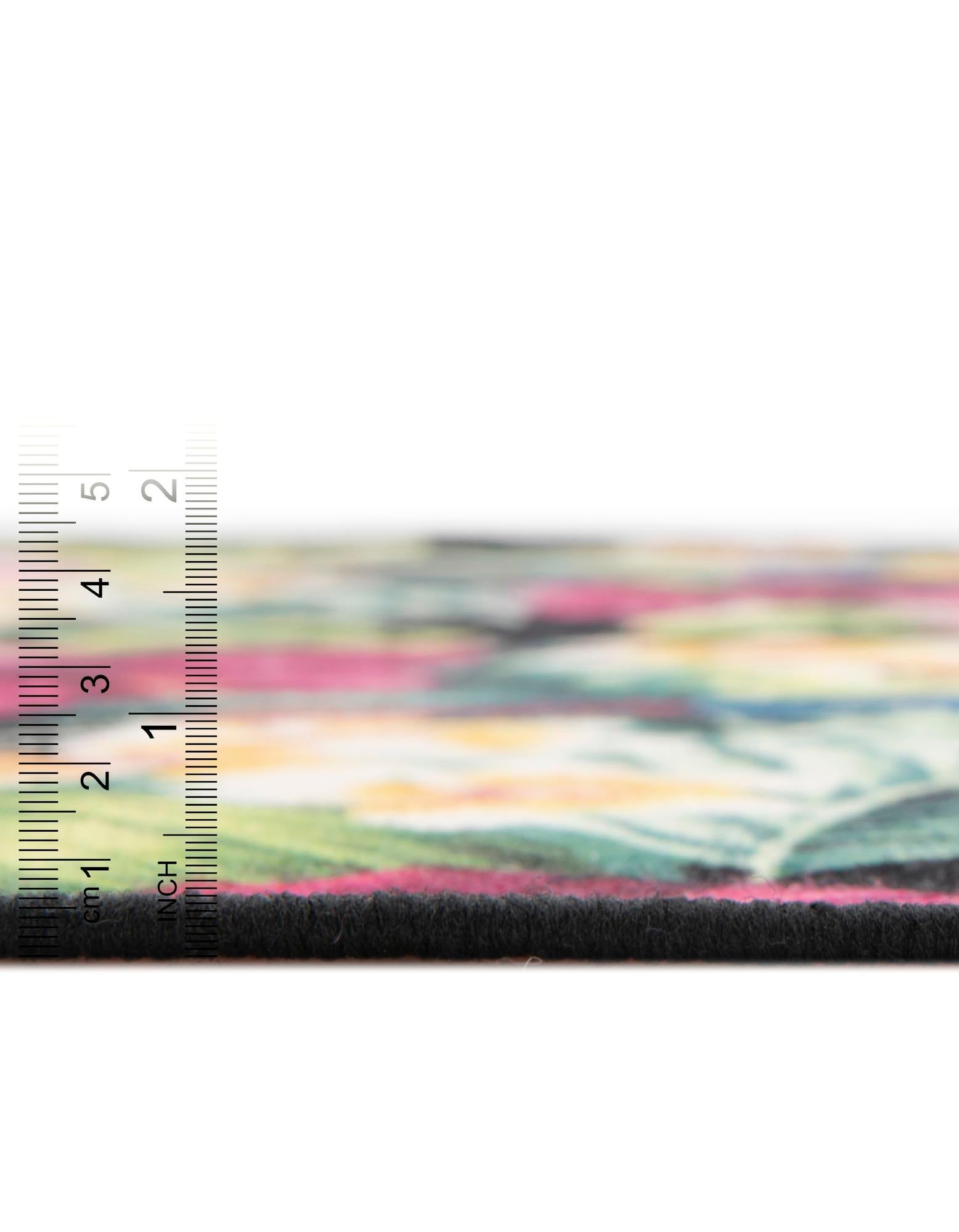 Rugs.com Jill Zarin Caribbean Indoor/Outdoor Collection Rug – 10 Ft Runner Multi Flatweave-Pile Rug Perfect for Hallways, Entryways - Image 6