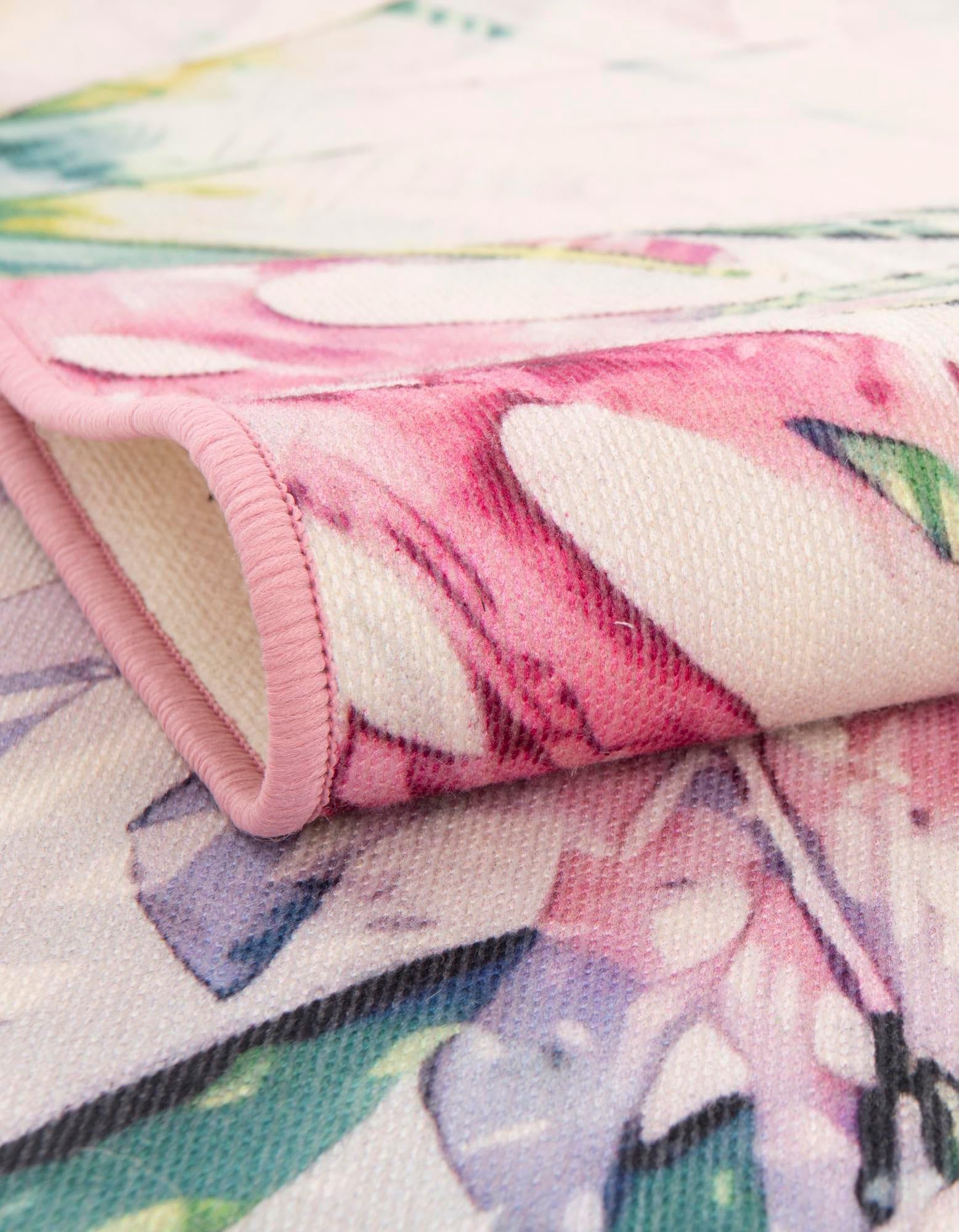 Rugs.com Jill Zarin Caribbean Indoor/Outdoor Collection Rug – 10 Ft Round Ivory Flatweave-Pile Rug Perfect for Kitchens, Dining Rooms - Image 7